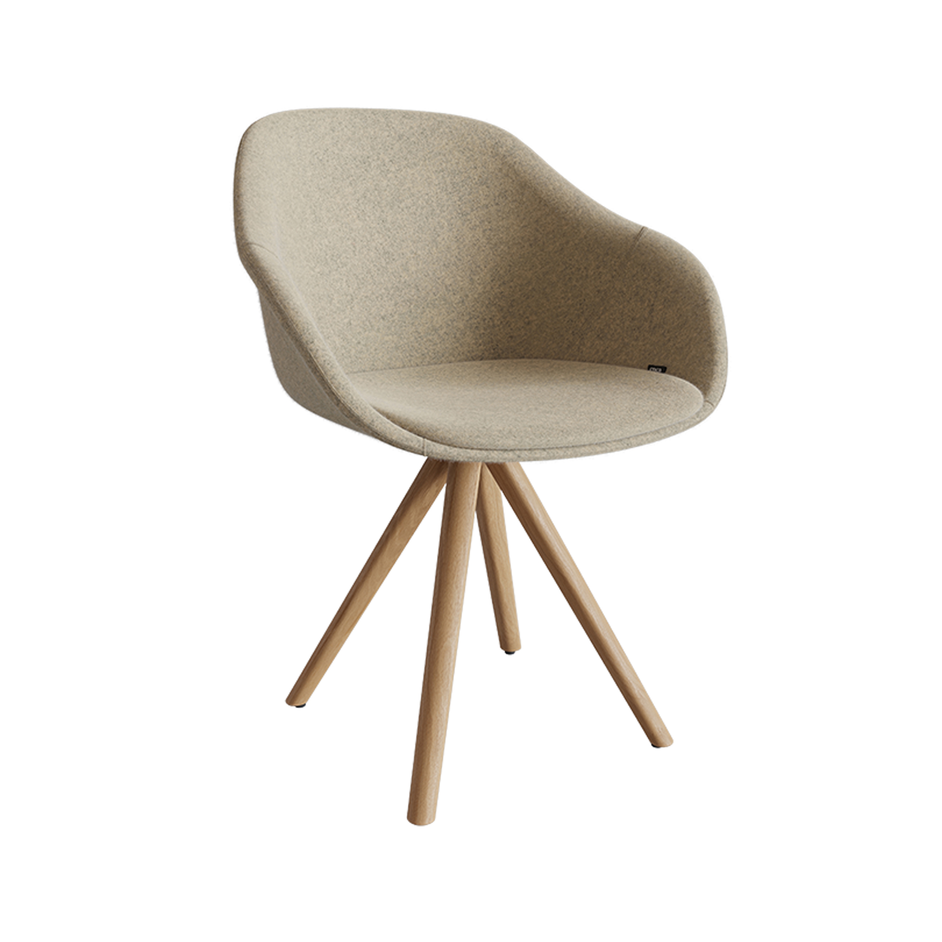 Lore spin wood chair