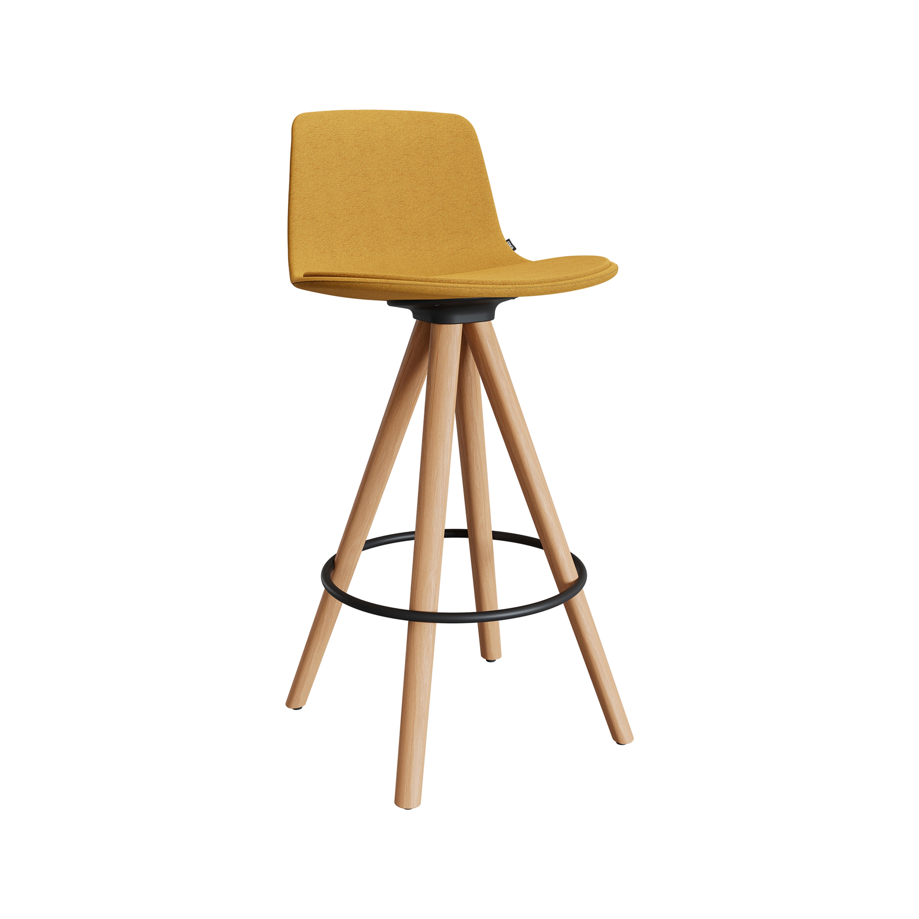 Display product Lottus spin wood stool from manufacturer ENEA