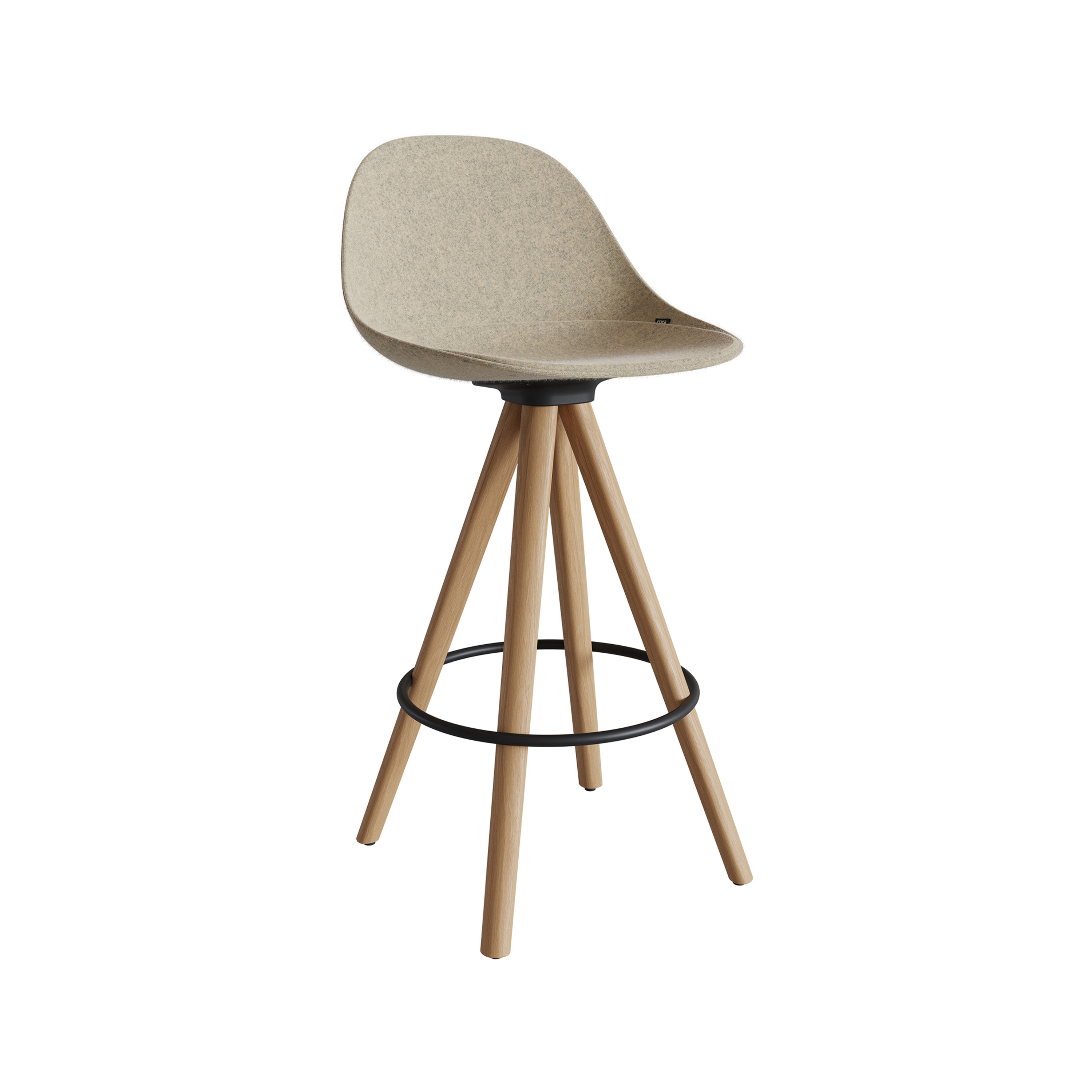 Mostra il prodotto Mate Spin Wood stool del produttore ENEA
