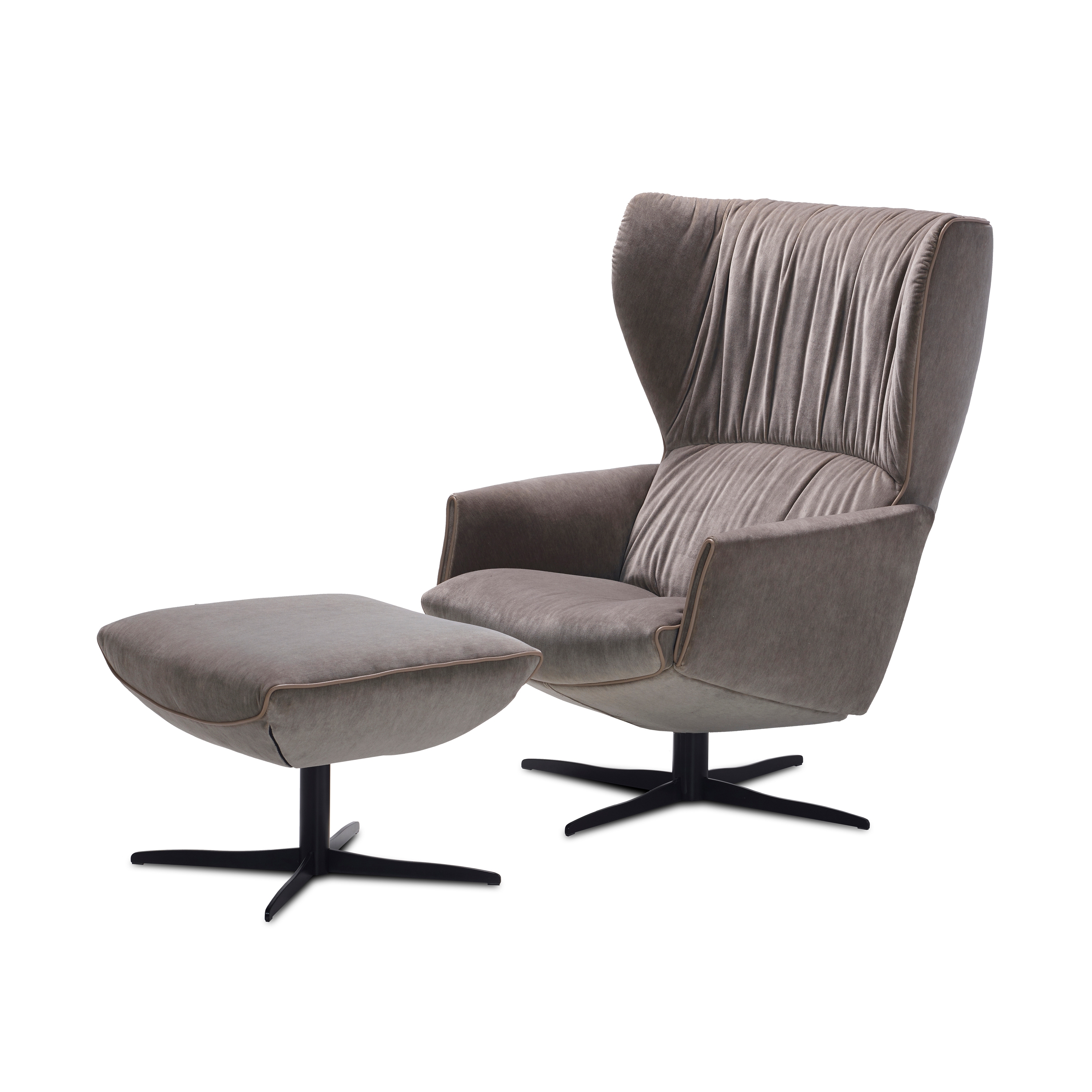 Mostrar el producto Rapsody lounge Armchair with footstool del fabricante Jori