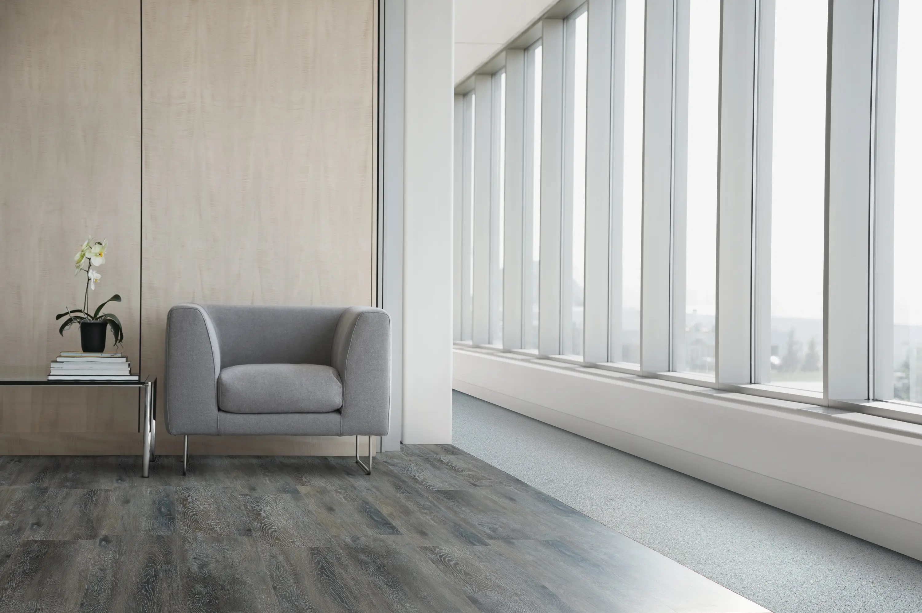 Interface - Level Set Textured Woodgrains A00405 Grey Dune