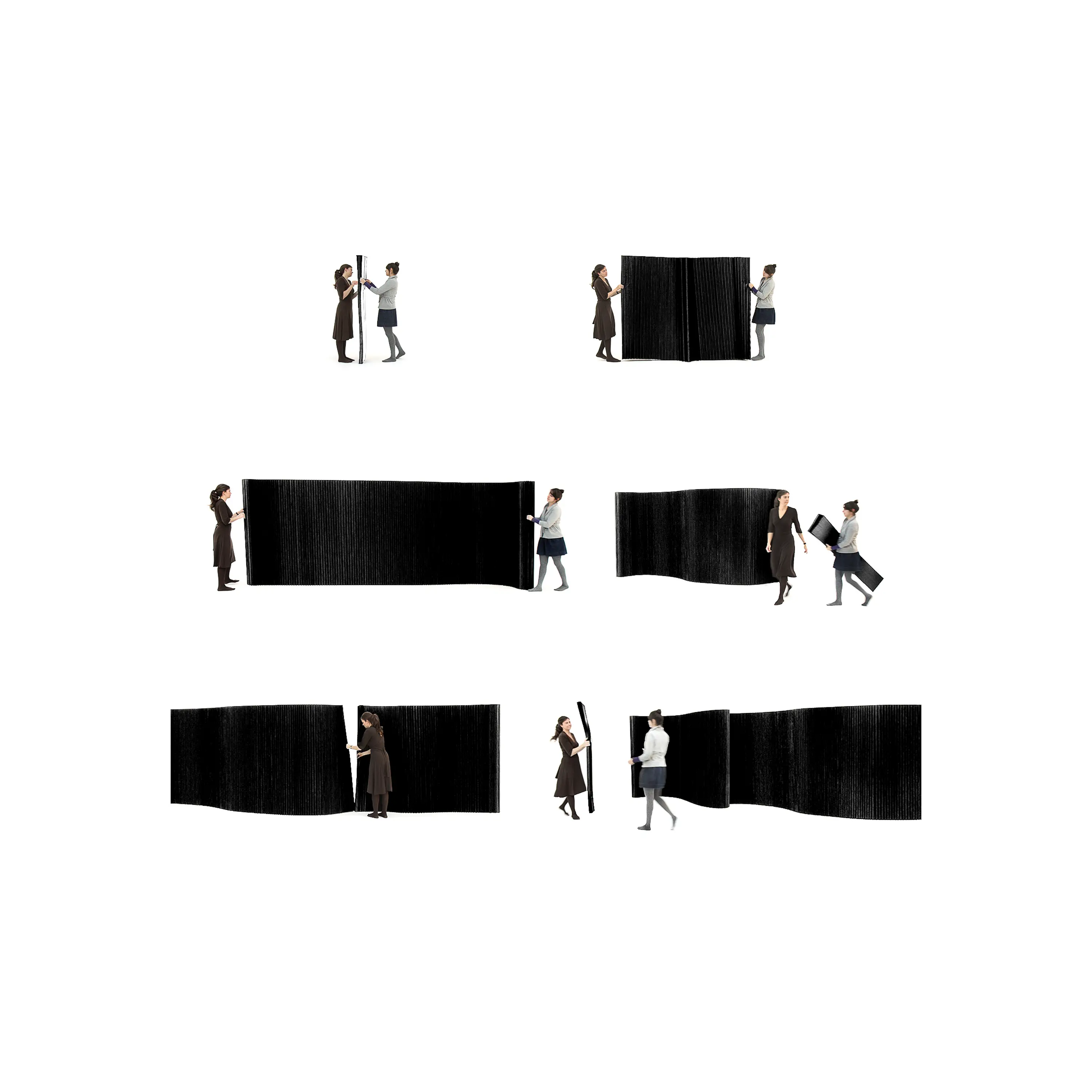 molo - textile softwall | flexible freestanding partition