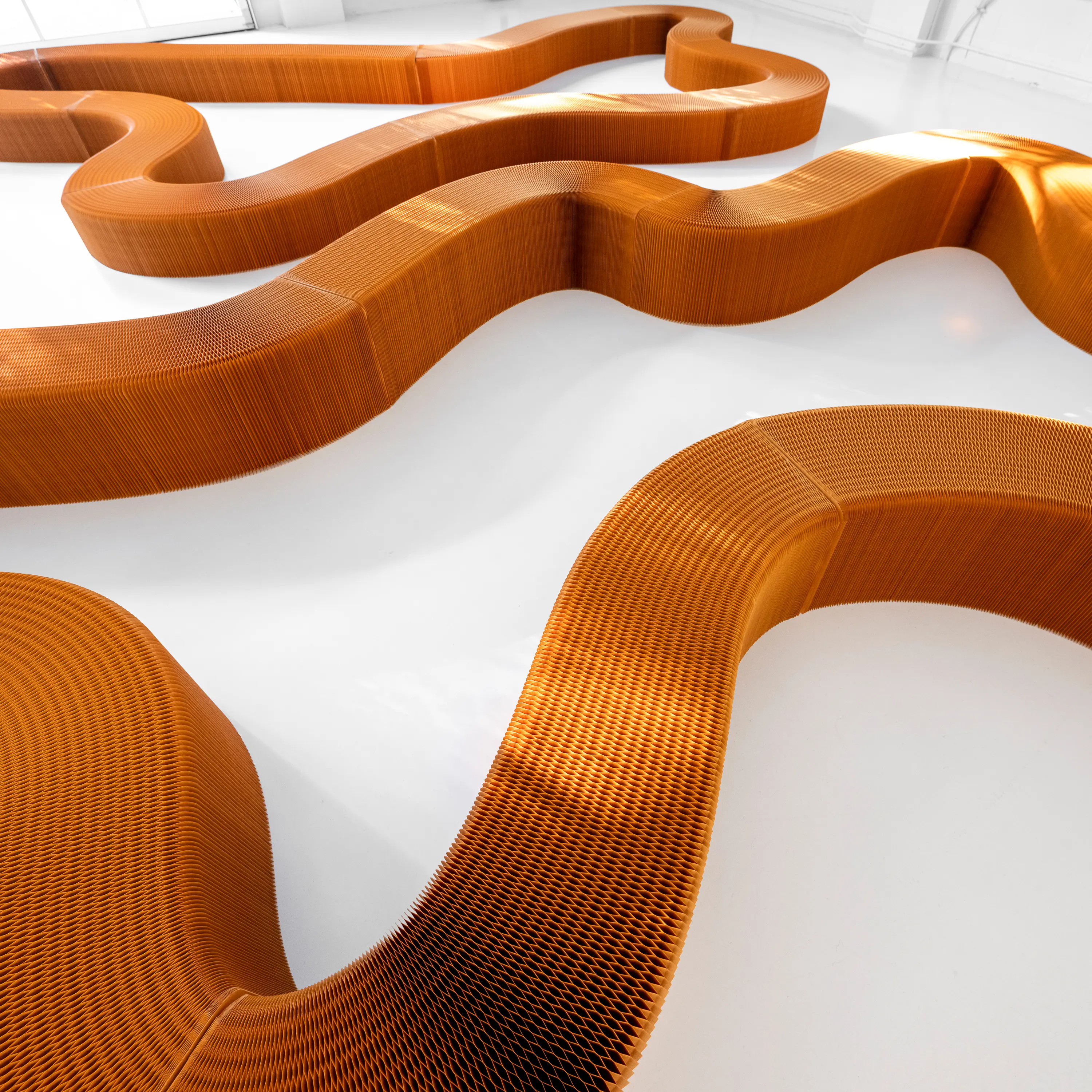 molo - softseating | folding paper stool, bench and table