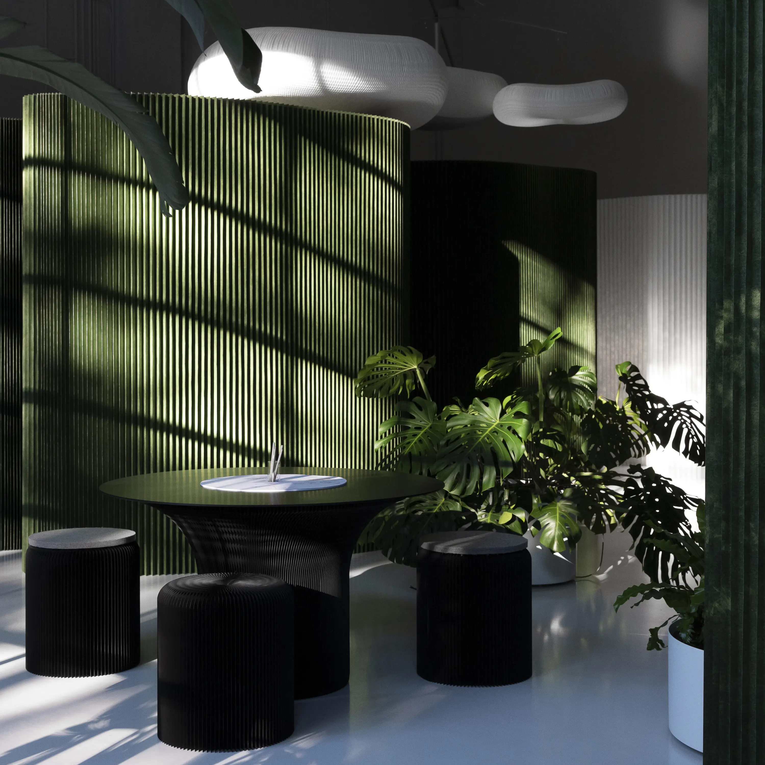 molo - cantilever table | table with folding base