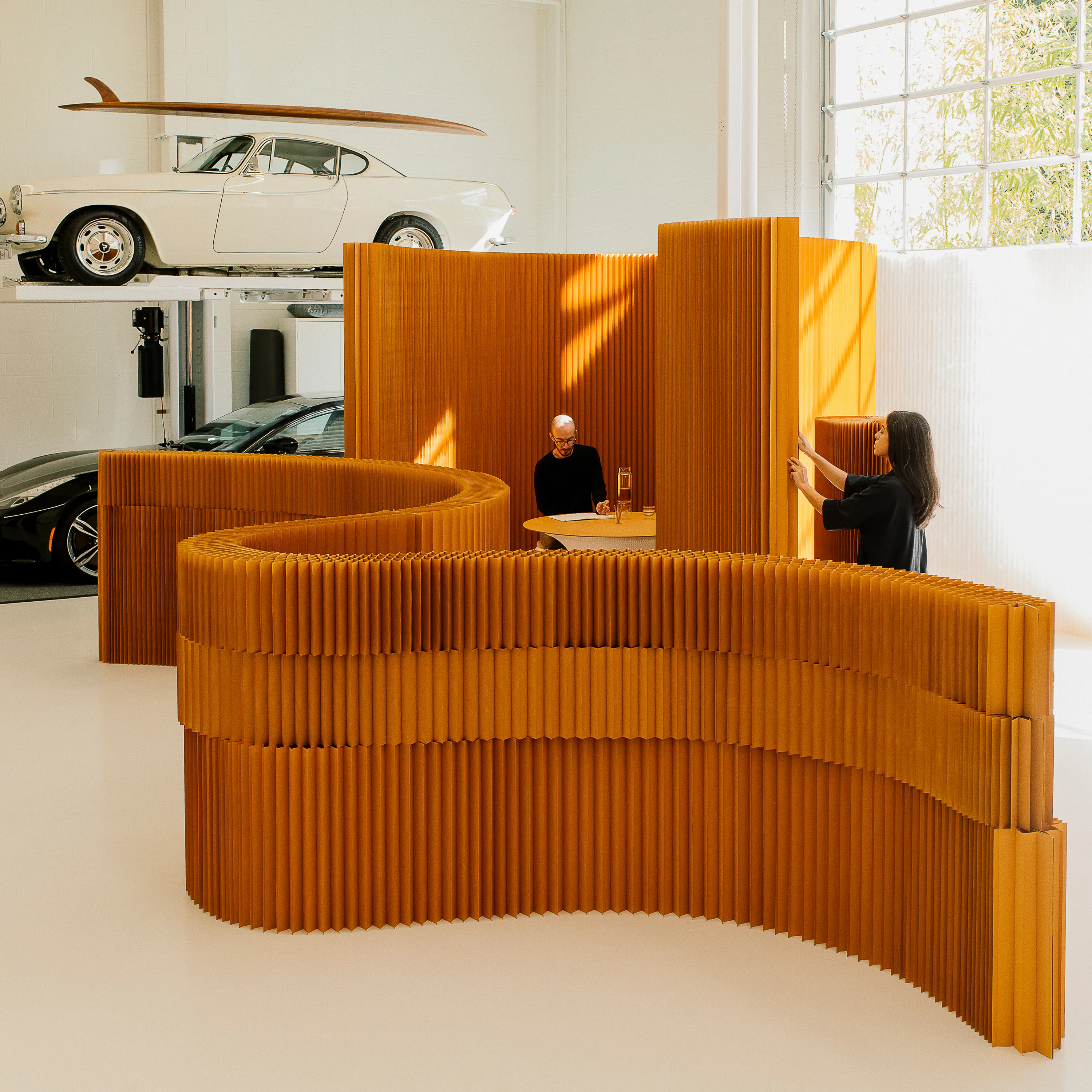 molo - paper softblock | modular acoustic room divider