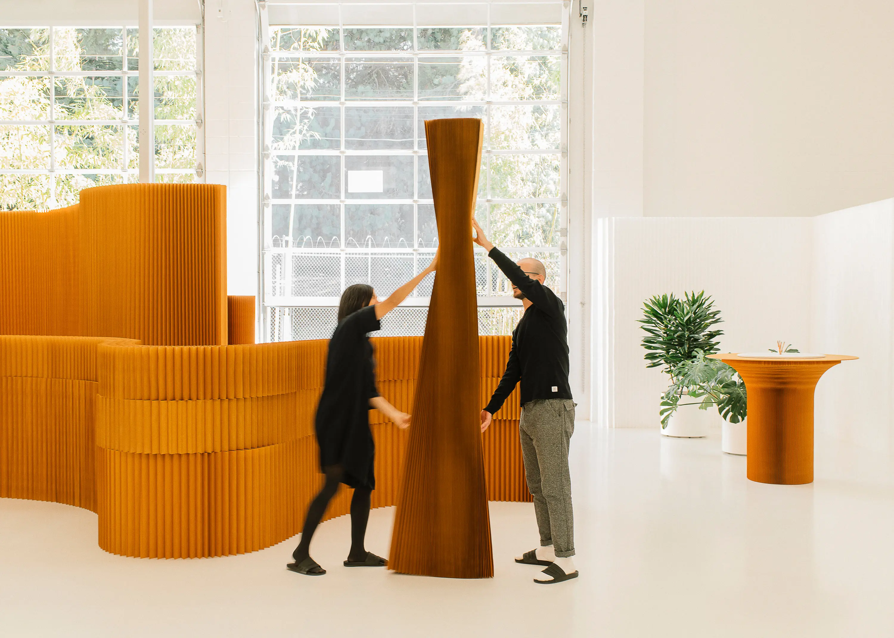 molo - paper softblock | modular acoustic room divider