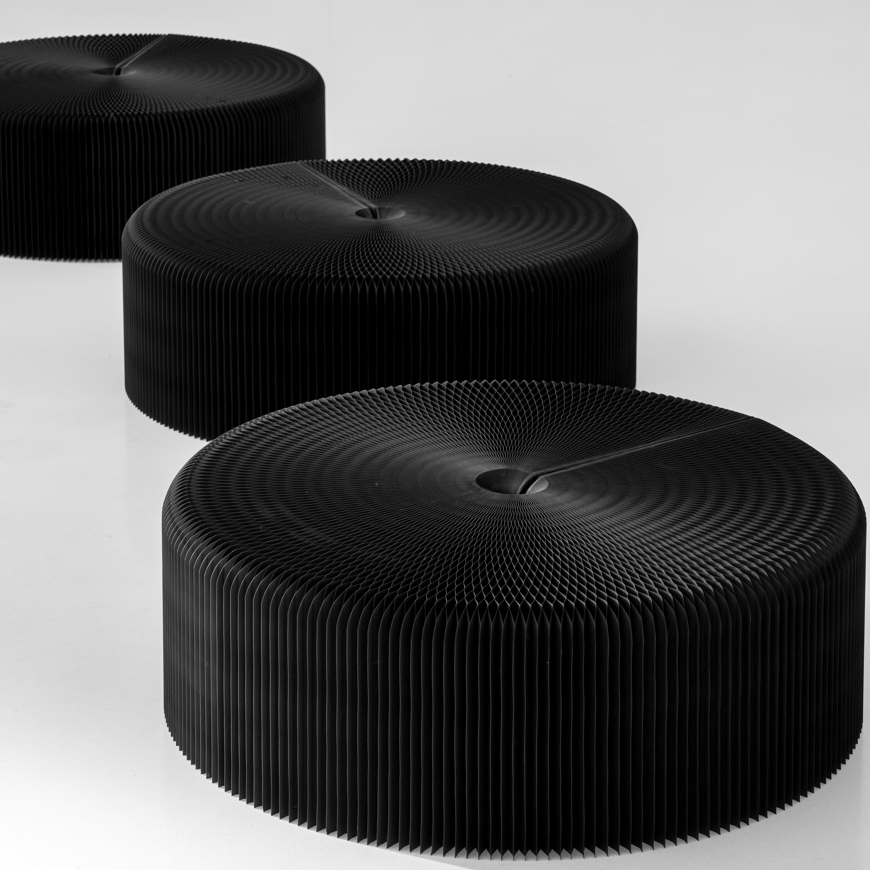 softseating | folding paper stool, bench and table