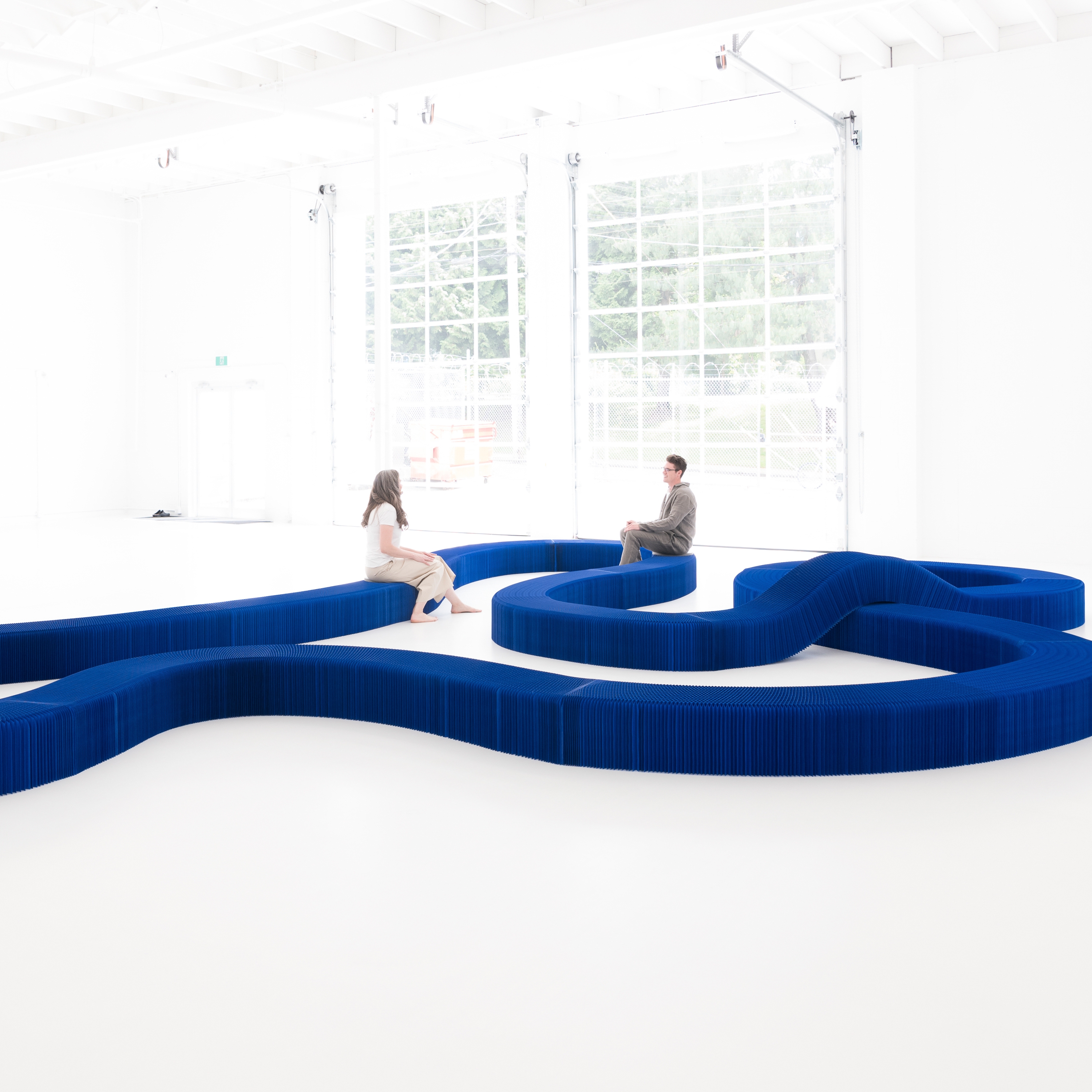softseating | folding paper stool, bench and table