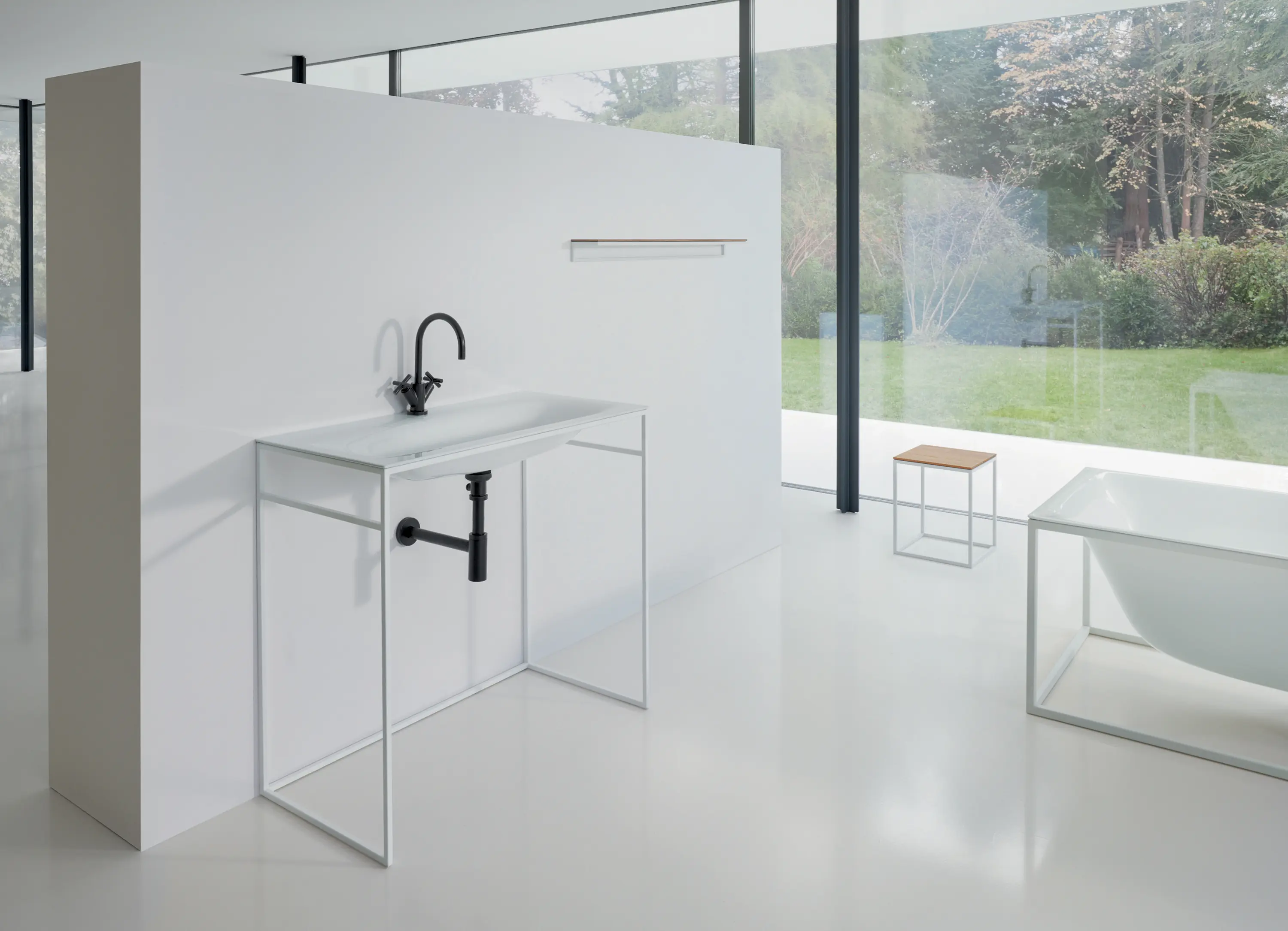 Bette - BetteLux Shape Bastidor de Lavabo