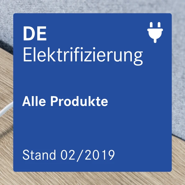 Vorschaubild für die Datei Elektrifizierung | Alle Produkte