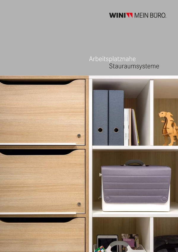 Vorschaubild für die Datei Arbeitsplatznaher Stauraum Broschuere