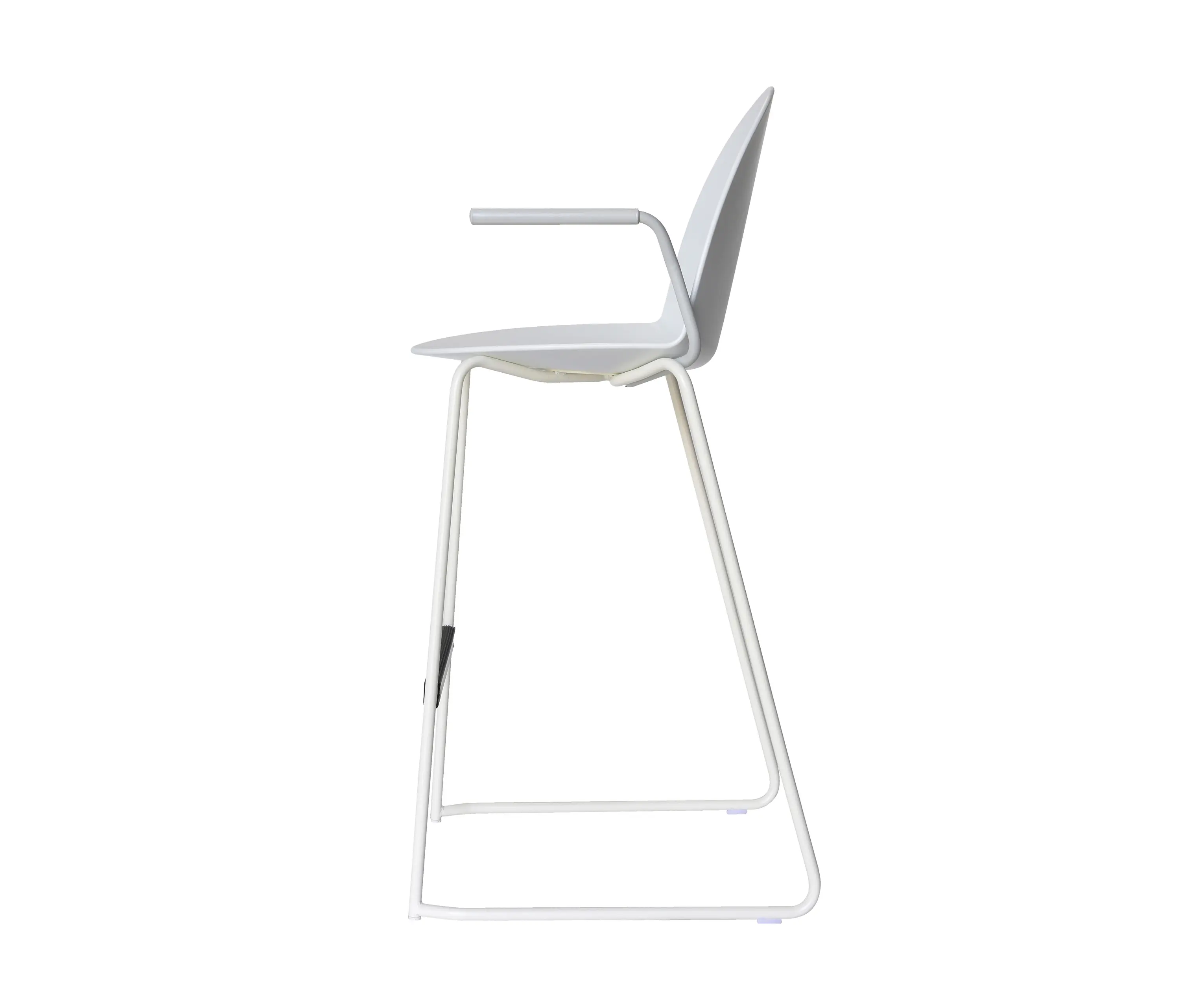 Segis - Camel barstool with footrest and armrests
