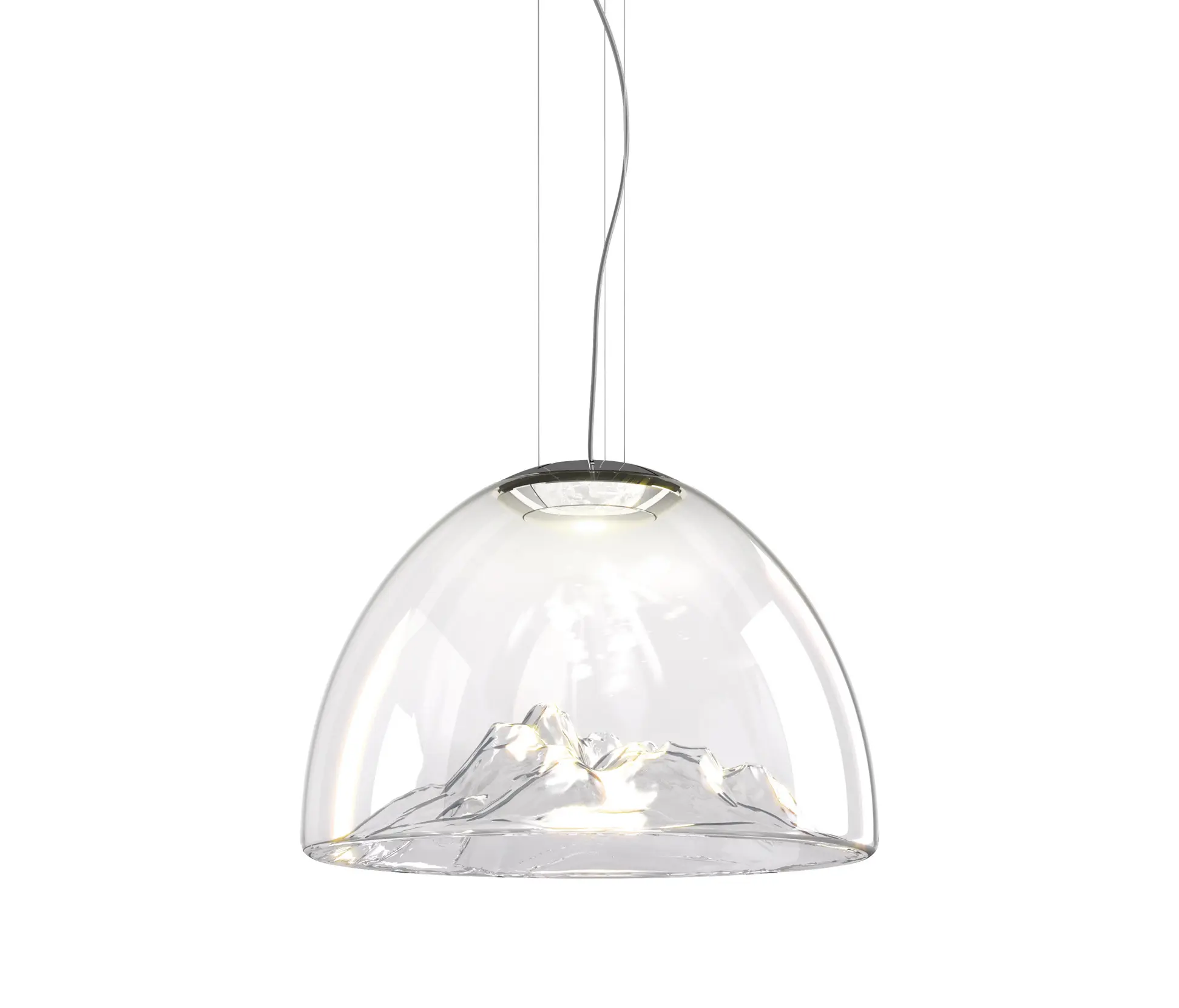 Axolight - Mountain View SP Crystal/Chrome
