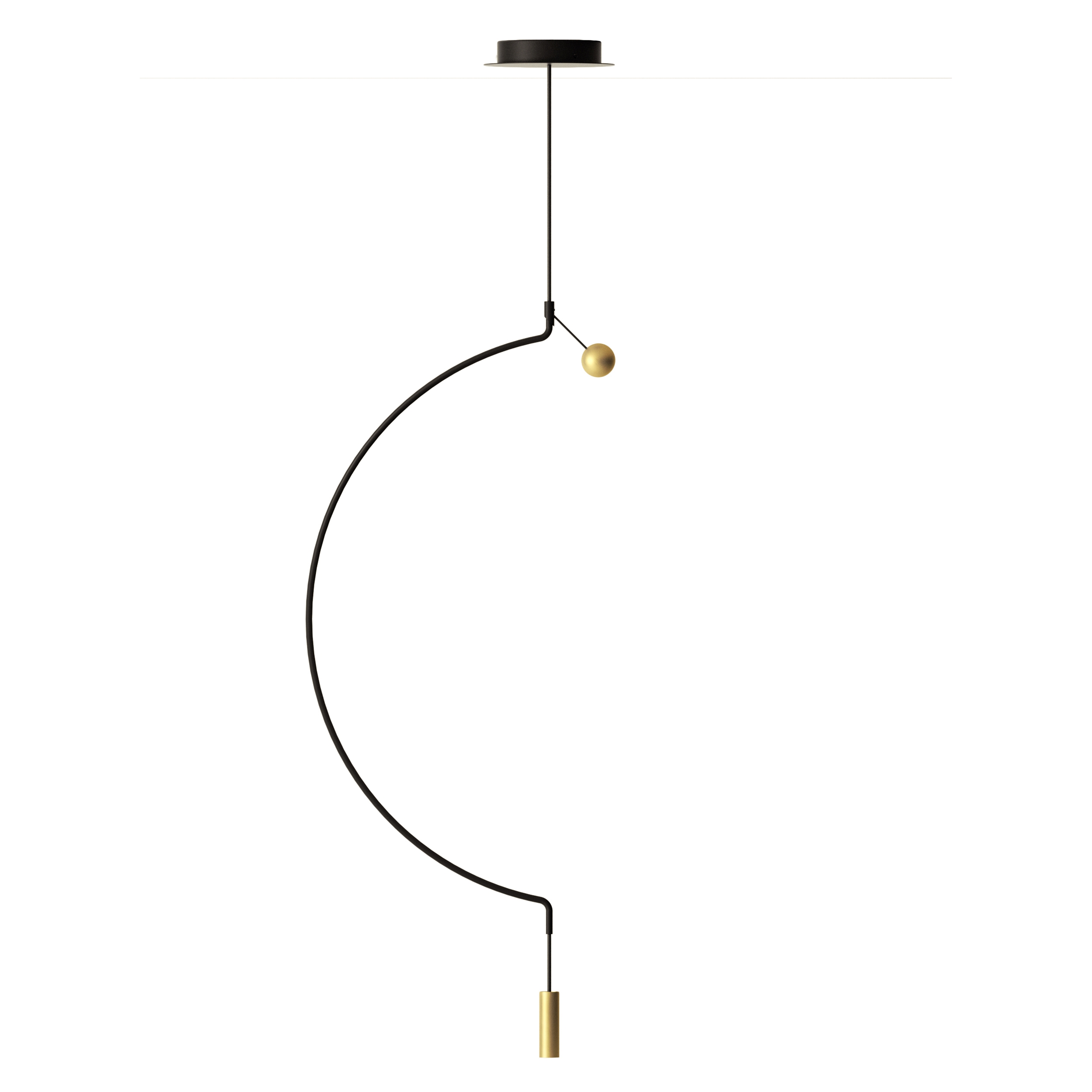 Vertoon produk Liaison P1 black gold van vervaardiger Axolight