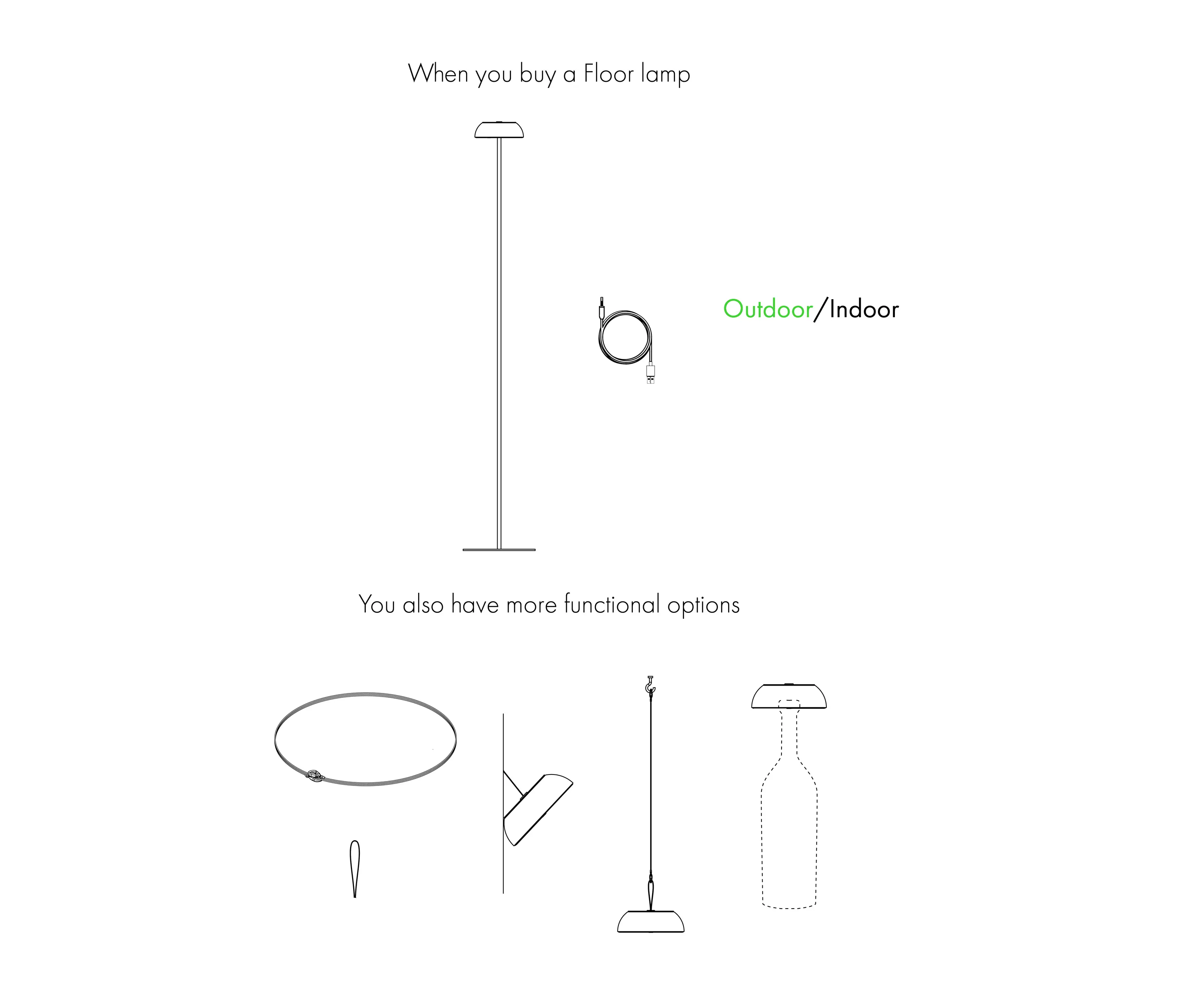 Axolight - Float PT White White