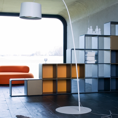 q68_Raumteiler_gold cubric_deep orange