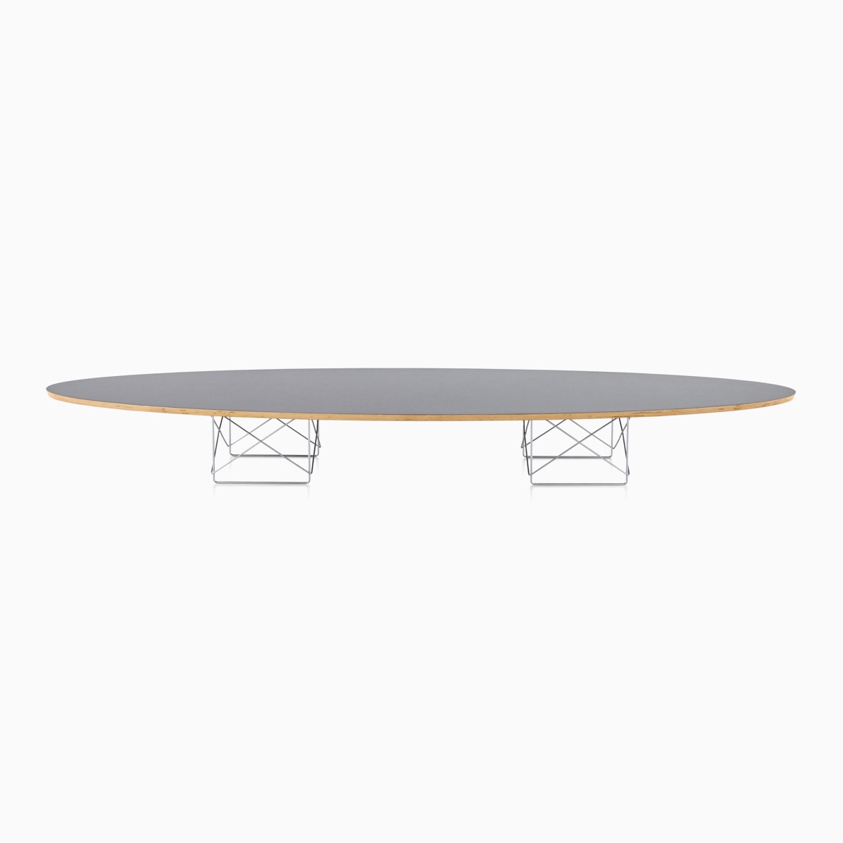 Display product Eames Wire Base Elliptical Table from manufacturer Herman Miller