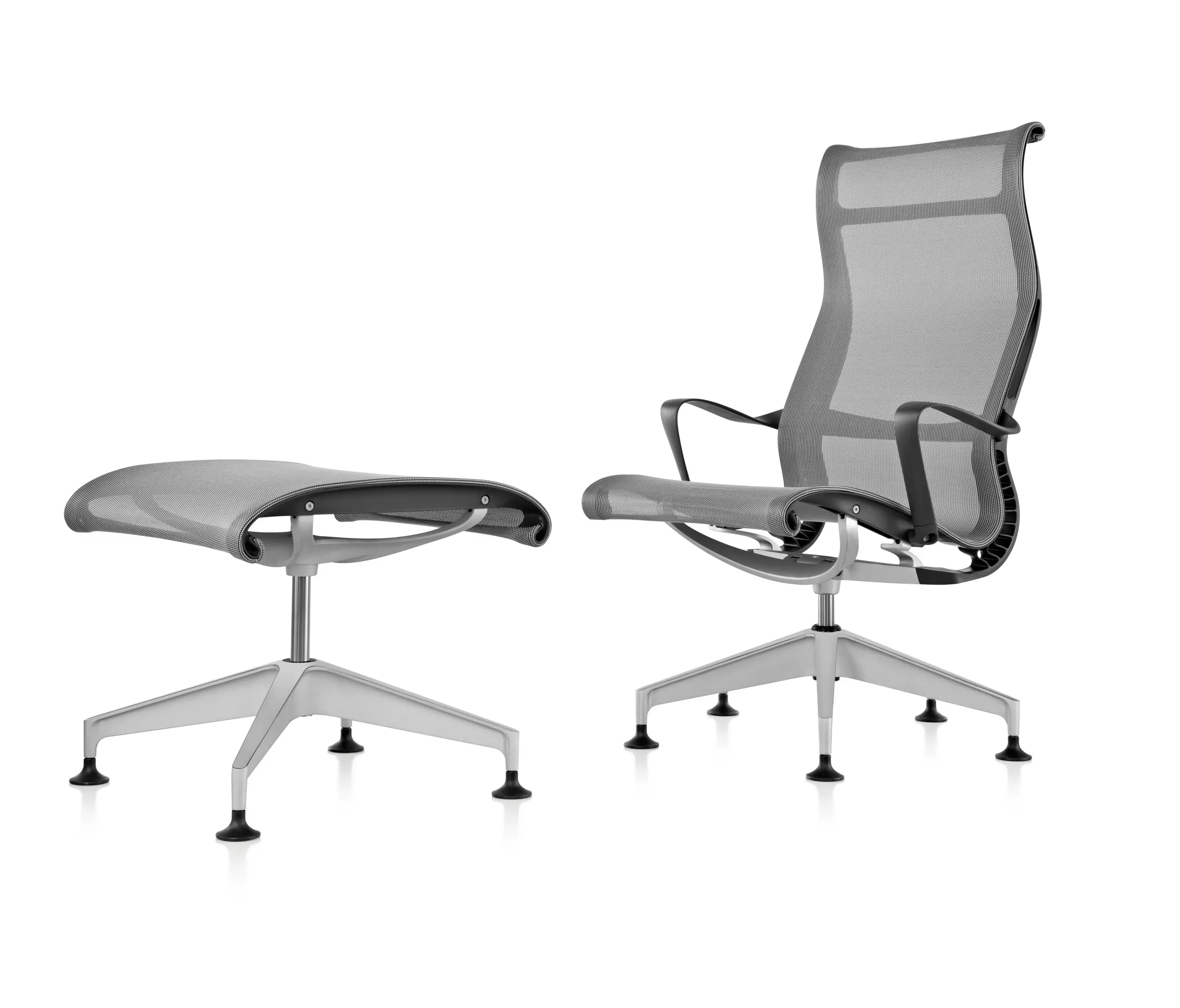 SETU LOUNGE CHAIR AND OTTOMAN - Armchairs from Herman Miller