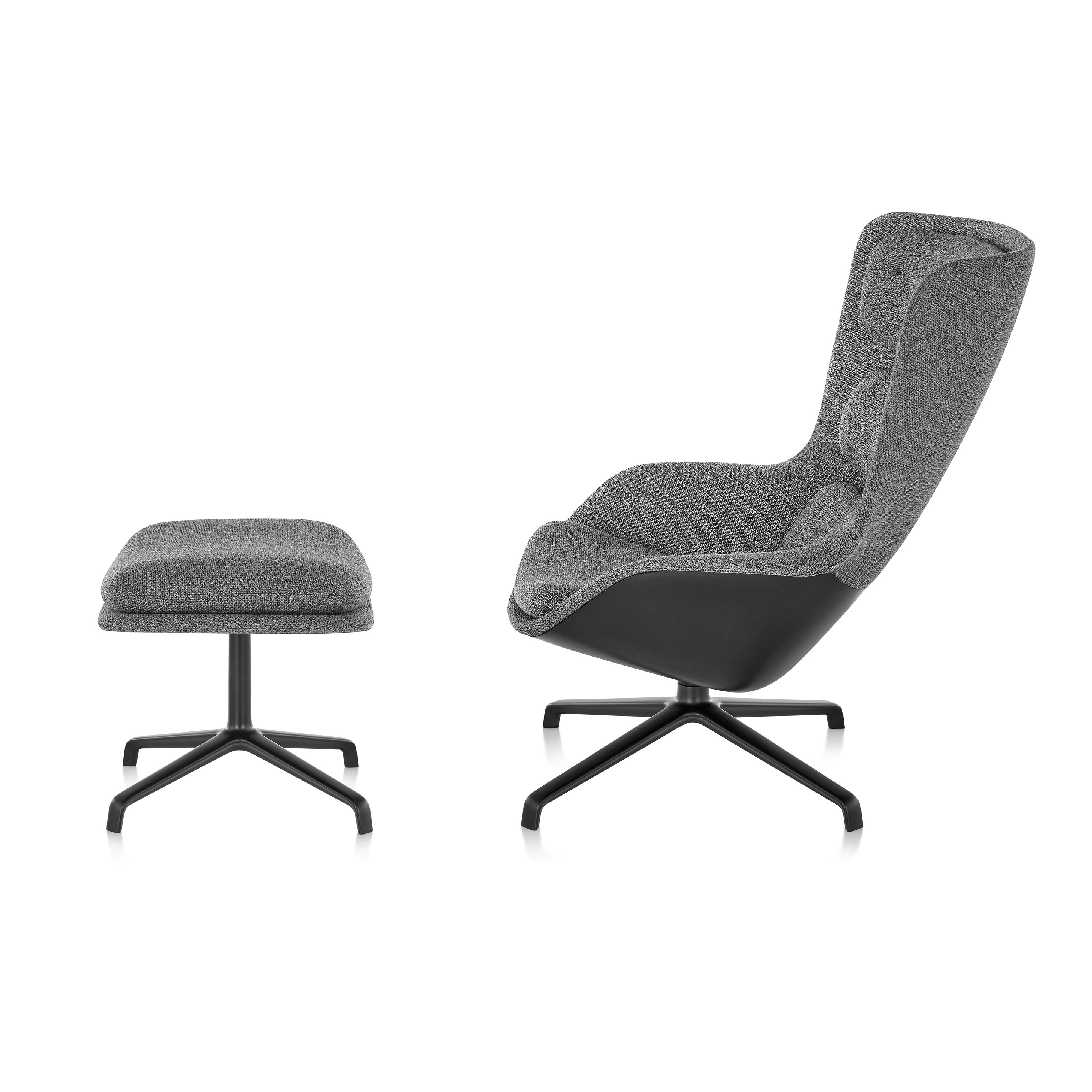 Display product Striad Lounge Chair and Ottoman from manufacturer Herman Miller