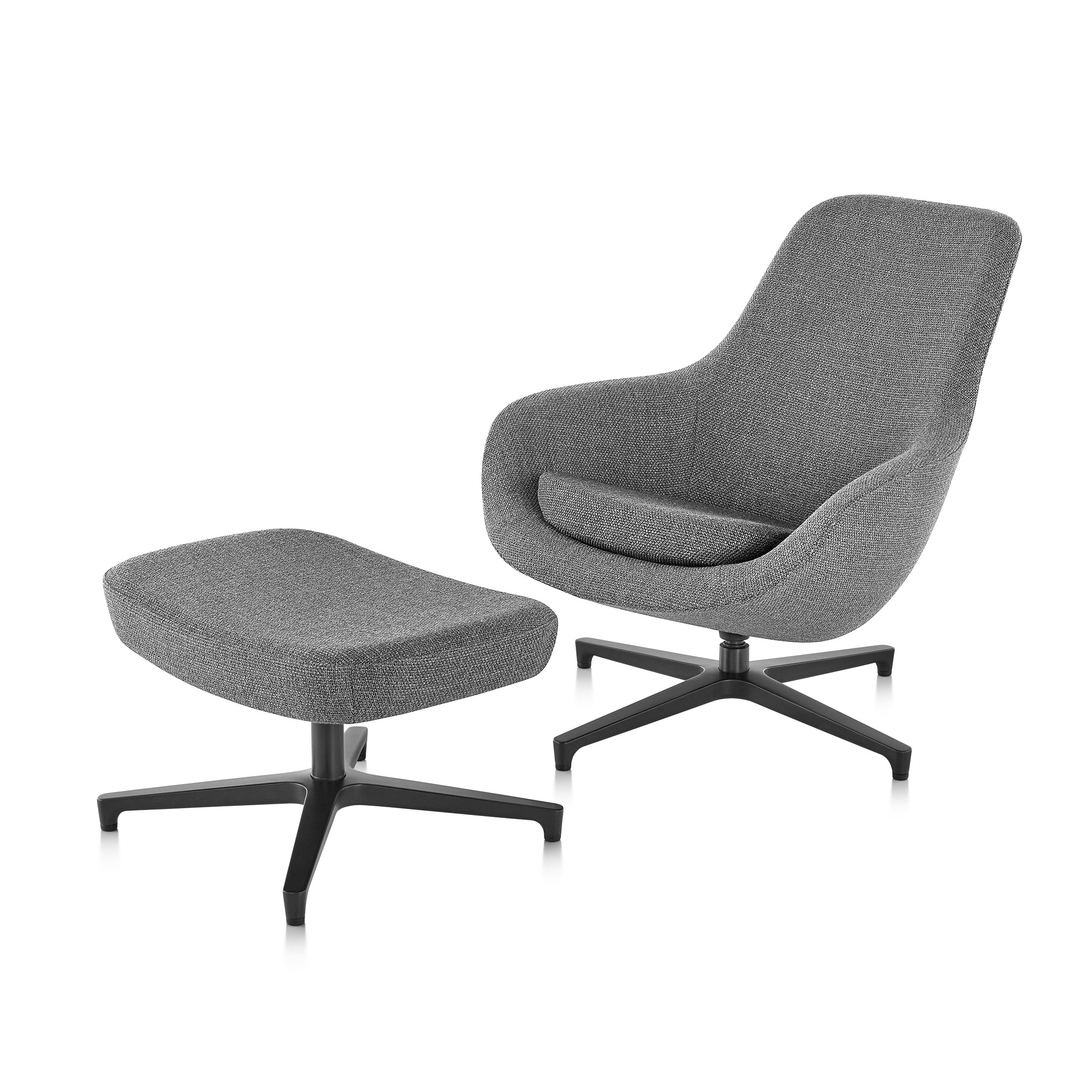 Mostra il prodotto Saiba Lounge Chair and Ottoman del produttore Herman Miller
