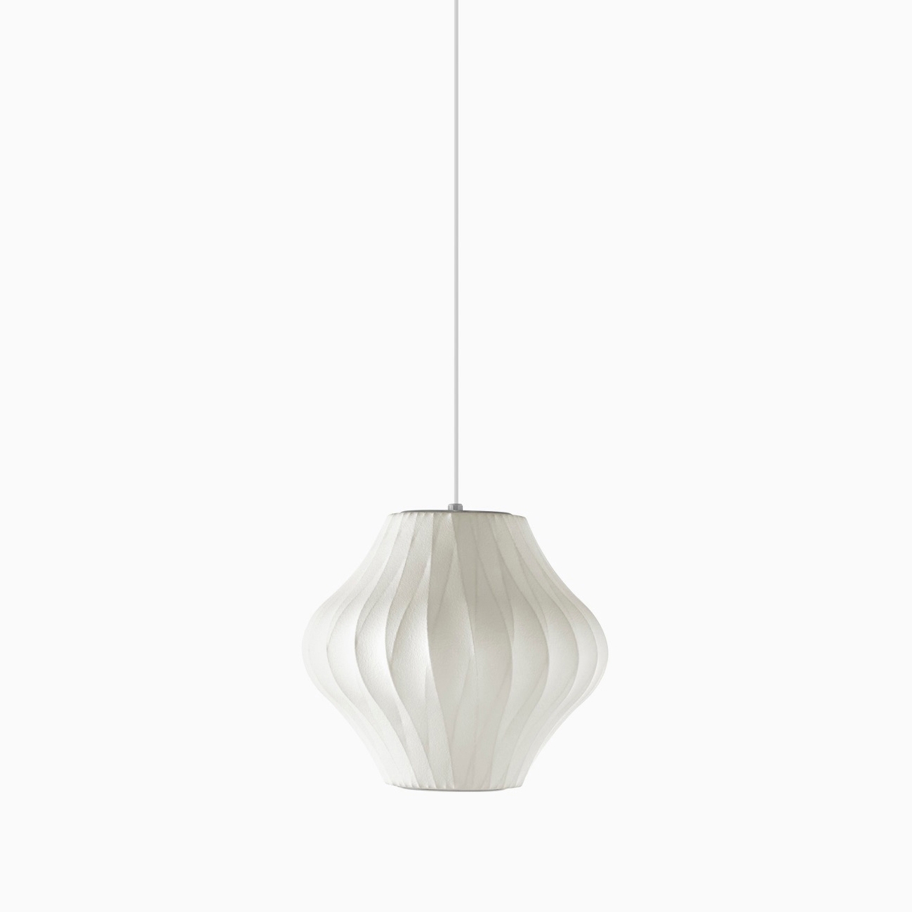 Display product Nelson Pear Crisscross Pendant Lamp from manufacturer Herman Miller