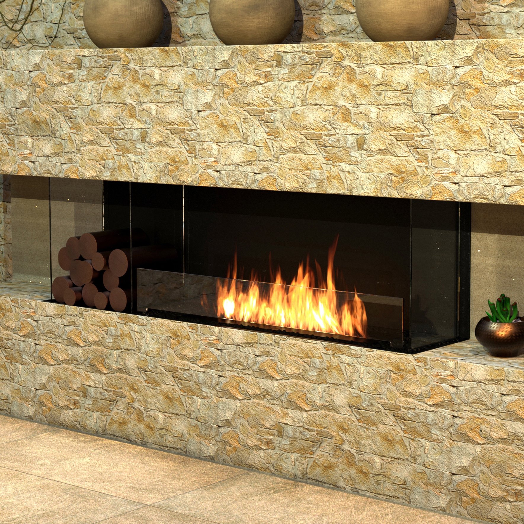 Vertoon produk Flex 68BY.BXL van vervaardiger EcoSmart Fire