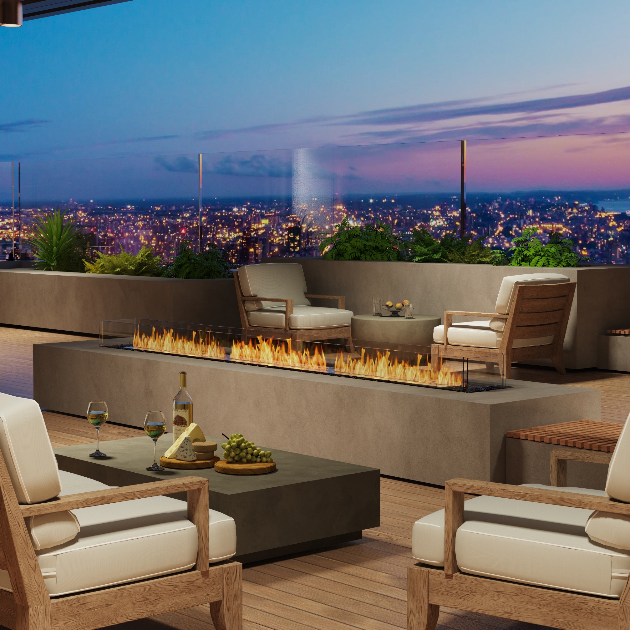 Vertoon produk Flex 122BN van vervaardiger EcoSmart Fire