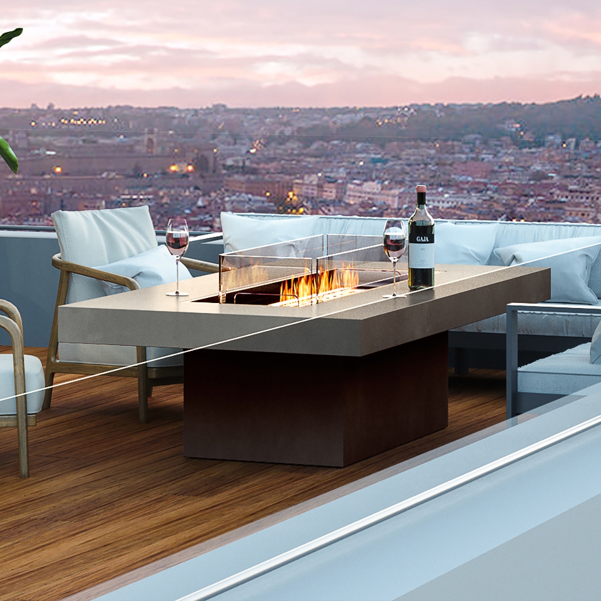 Display product Gin 90 (Dining) from manufacturer EcoSmart Fire