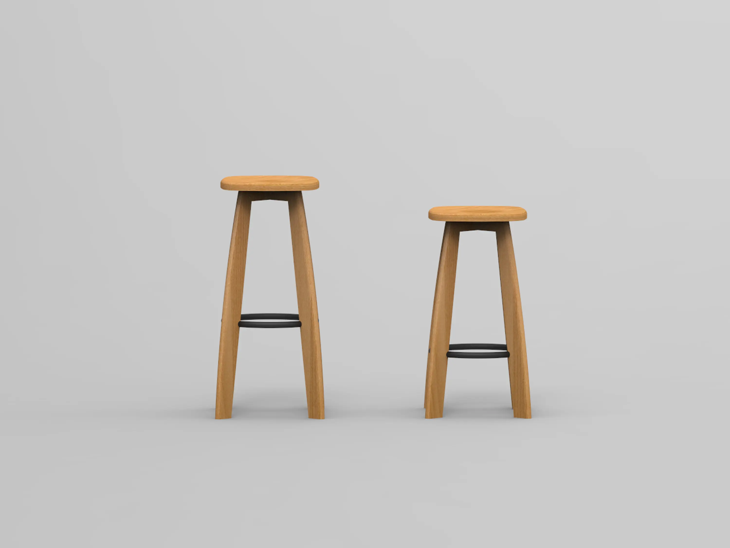 Quodes - Stone barstool 78 cm high