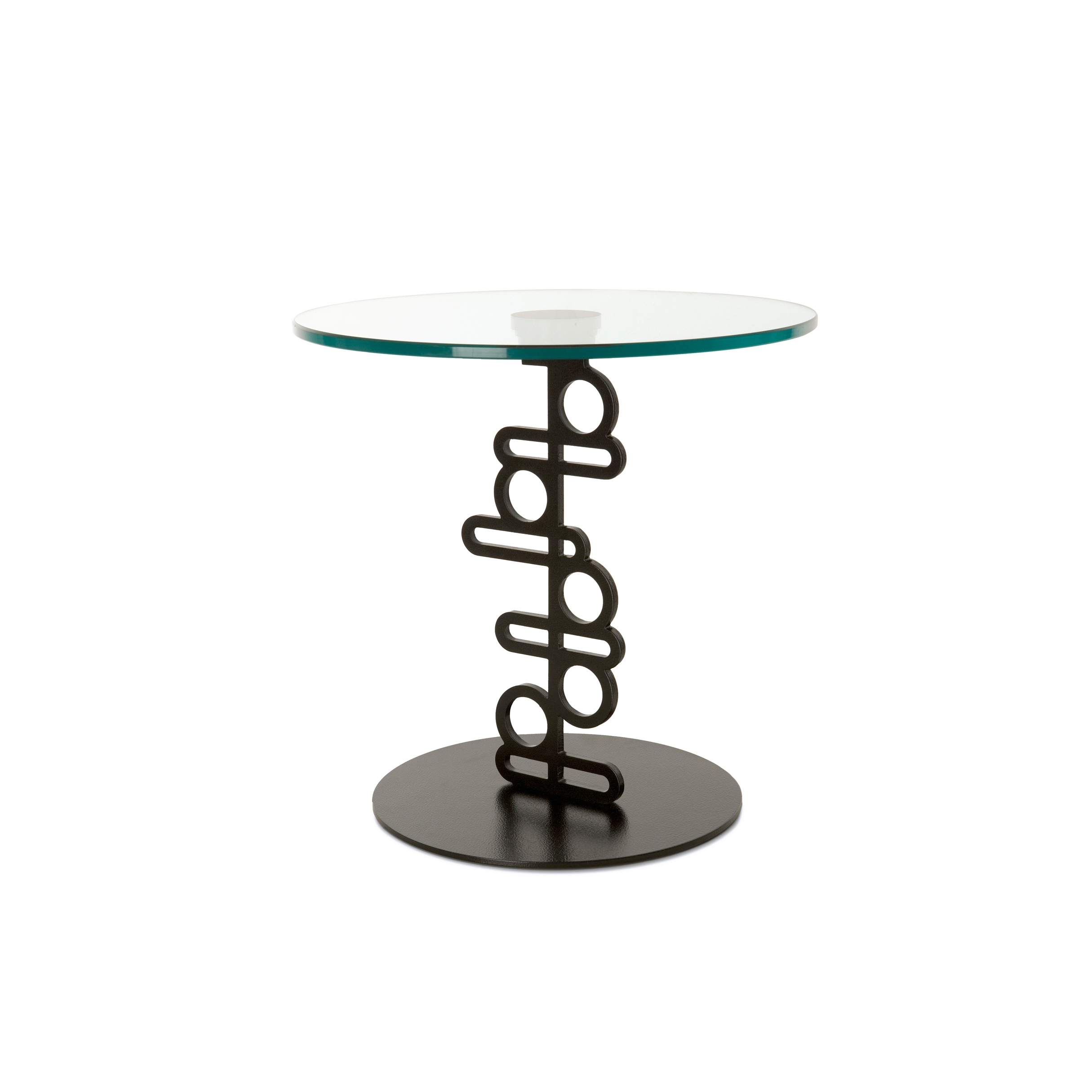 Display product Ken side table, glass tabletop from manufacturer Quodes