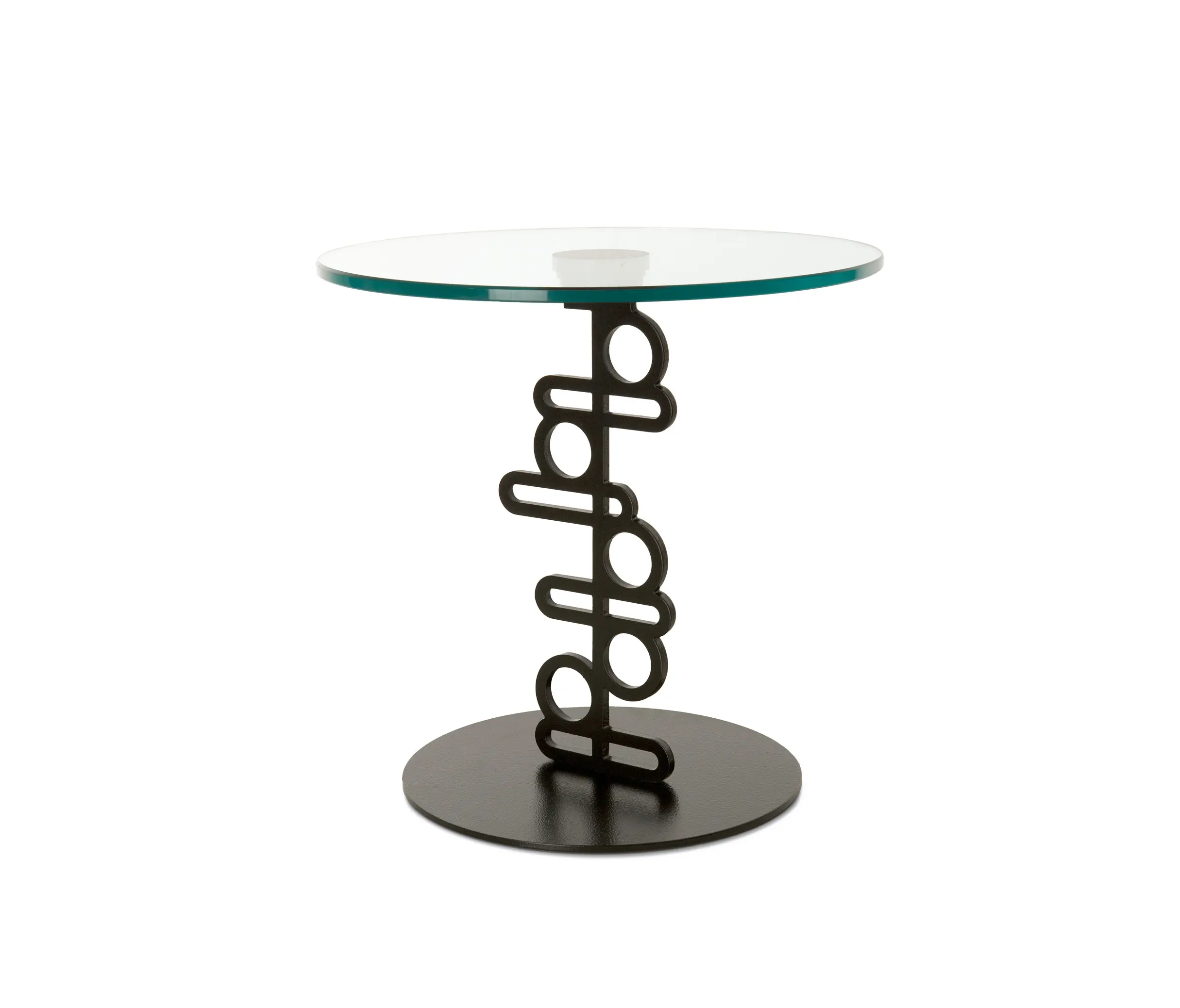 Quodes - Ken side table, glass tabletop