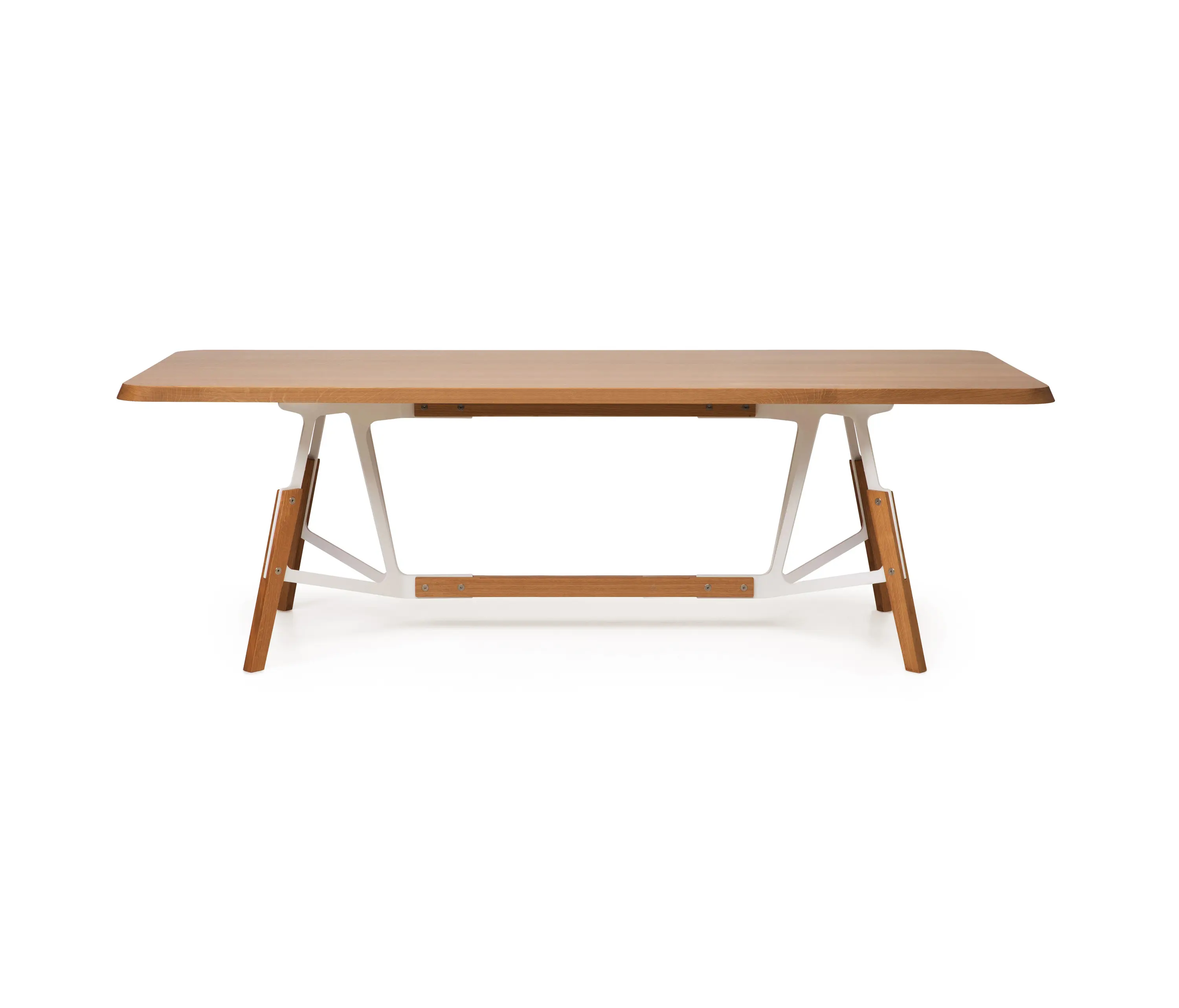 Quodes - Stammtisch rectangular table, solid wood tabletop