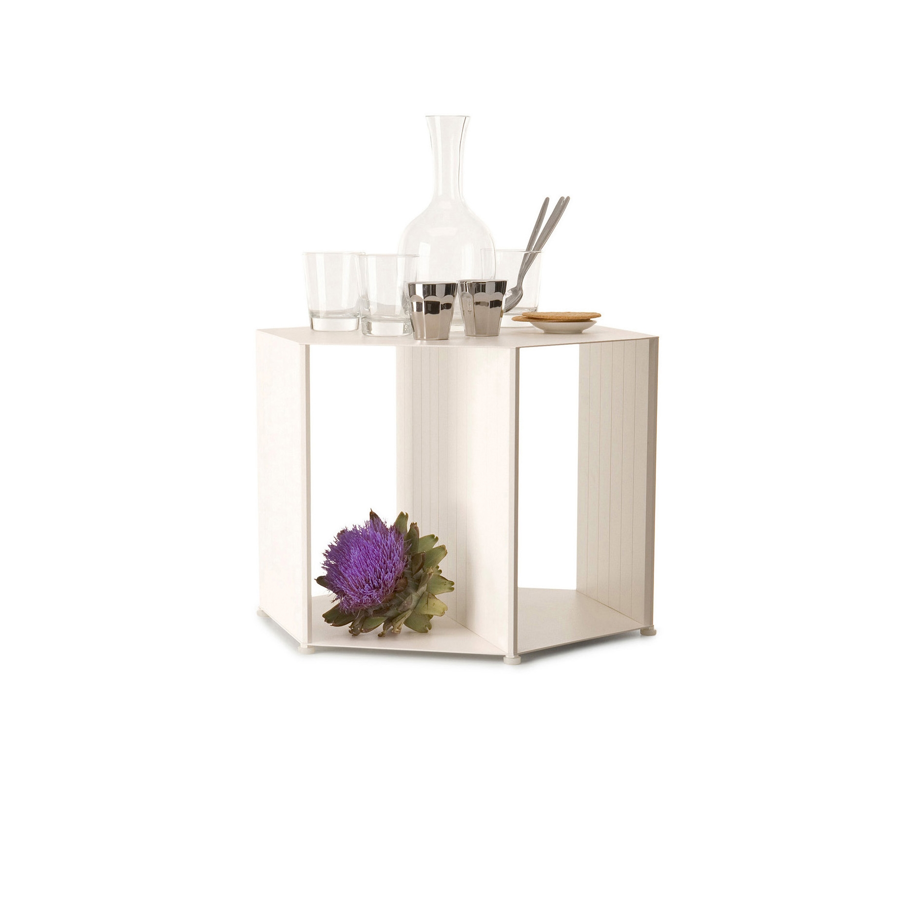 Hexagon side table