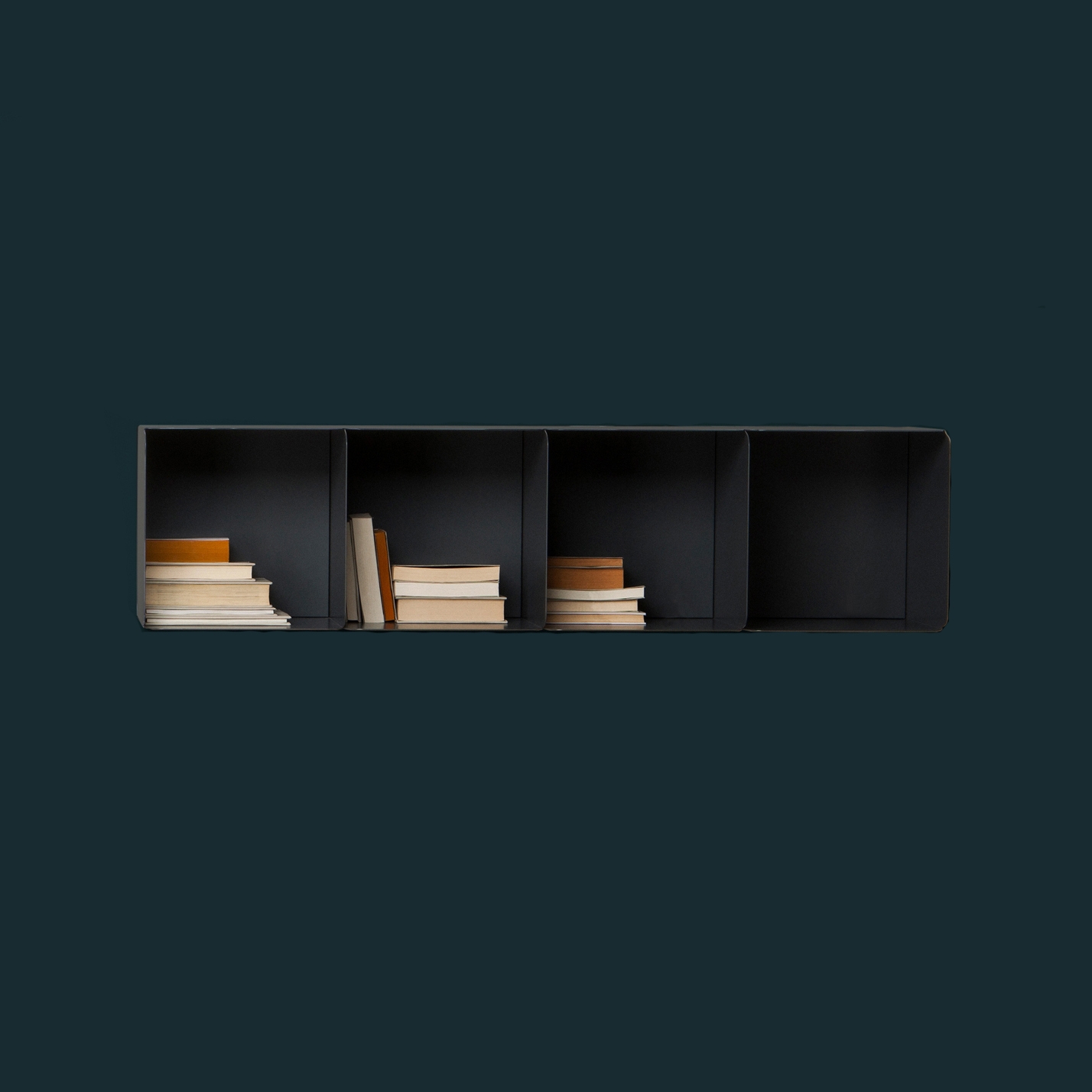 Display product Collar bookcases | freestanding or wallmounted from manufacturer Quodes