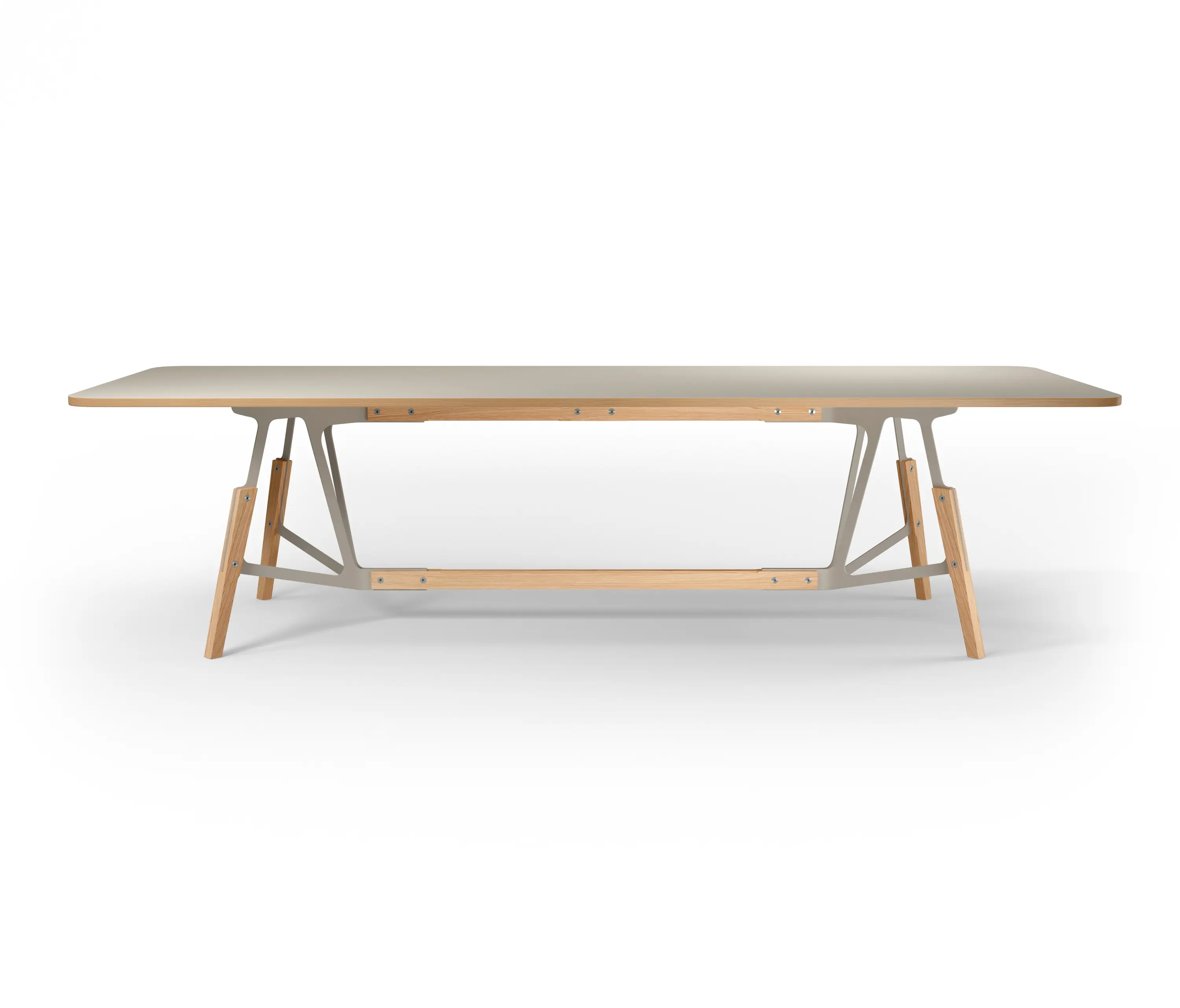 Quodes - Stammtisch rectangular table, plywood tabletop