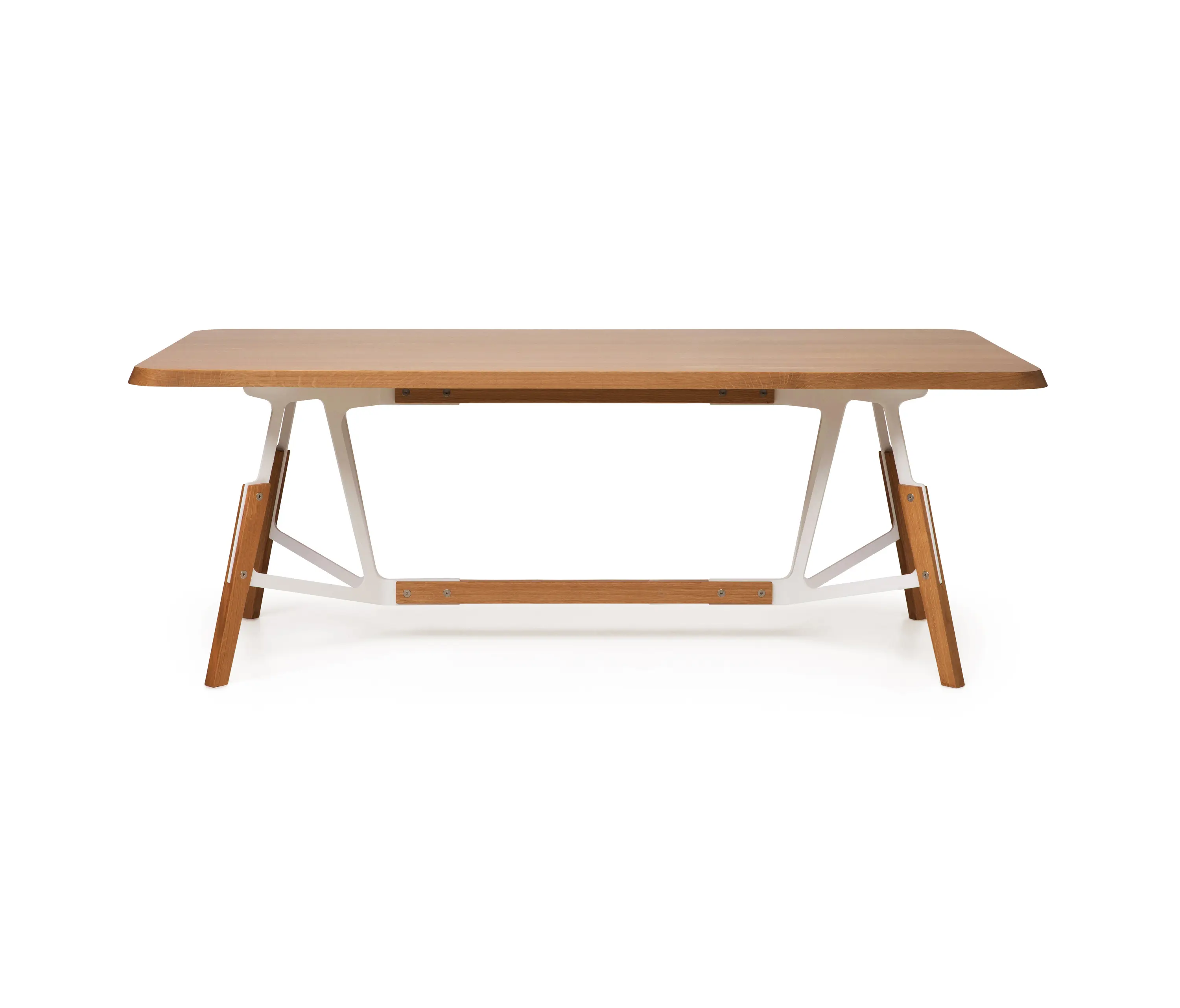 Quodes - Stammtisch rectangular table, solid wood tabletop