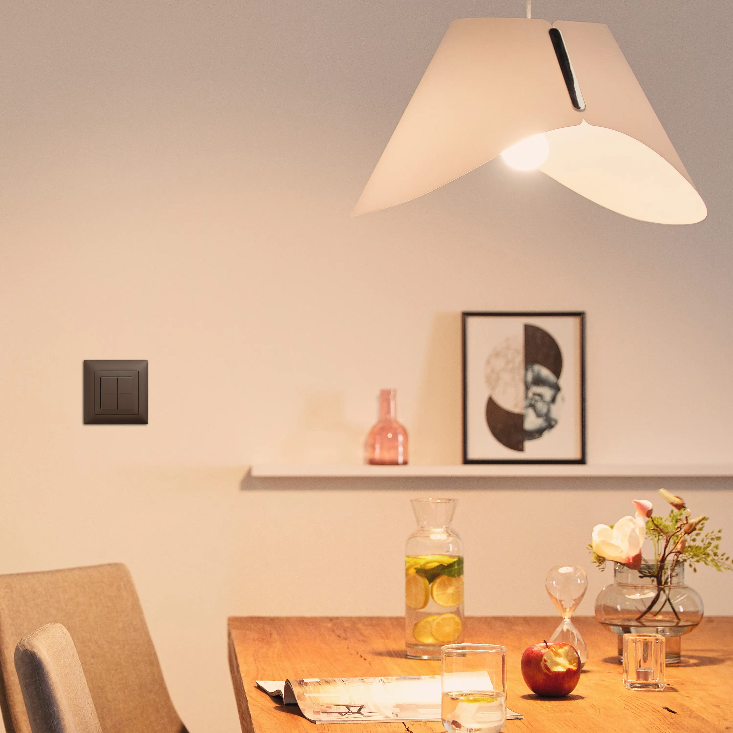 Feller - Radio push button | EDIZIO.liv Smart Light Control for Philips Hue