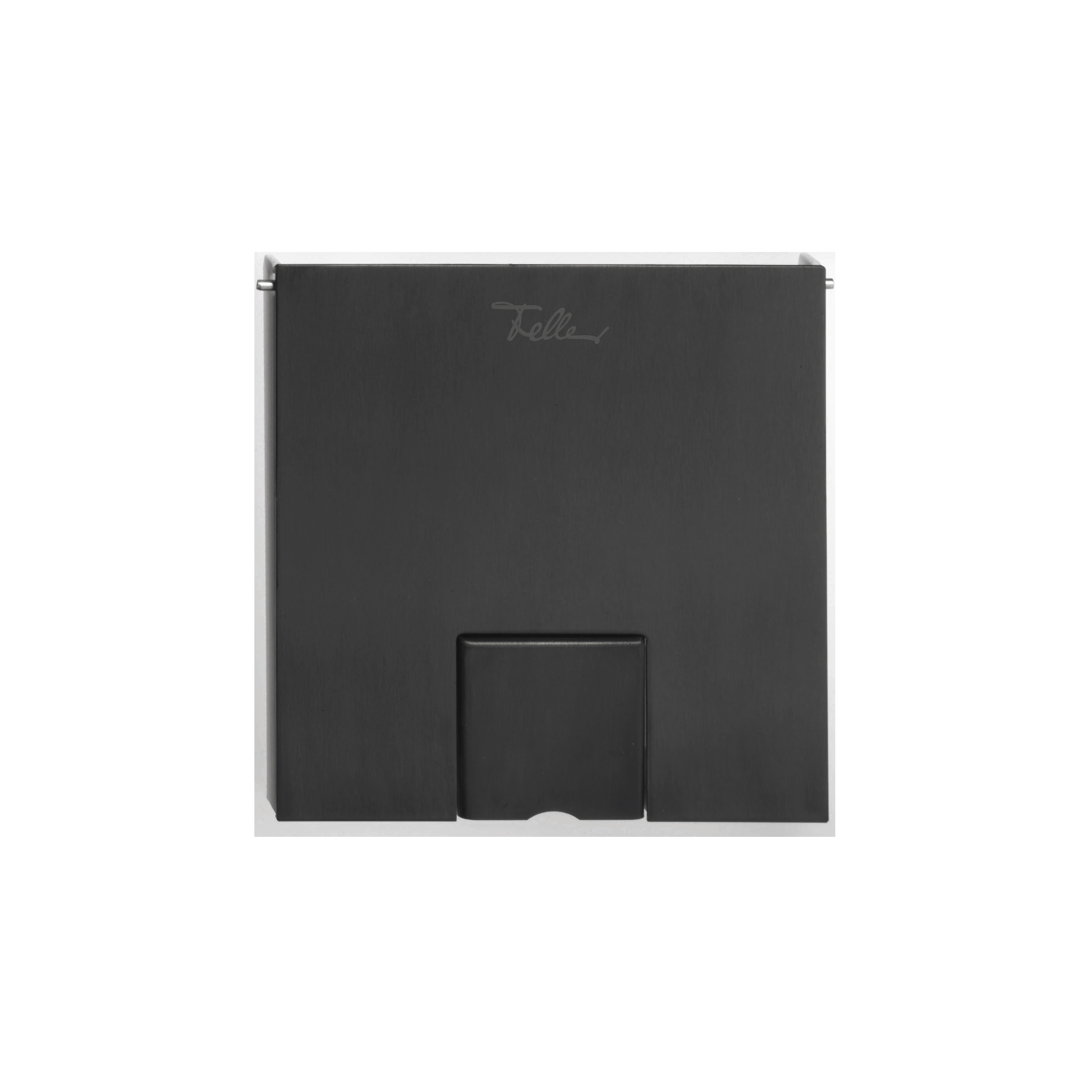 Display product Wall and floor box | Floor box crhome steel anthracite from manufacturer Feller