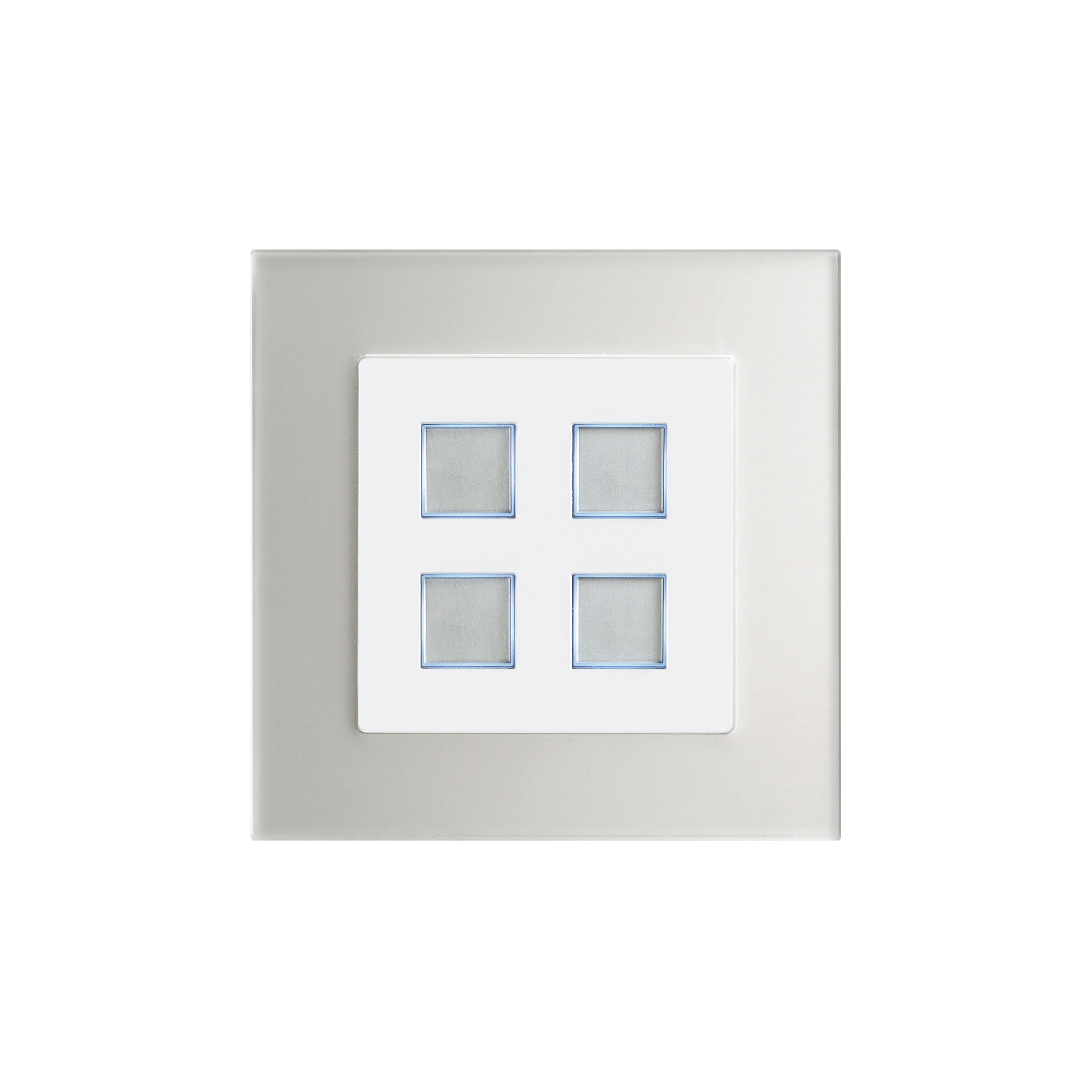 Display product EDIZIOdue elegance pearl effect and mirror satin from manufacturer Feller