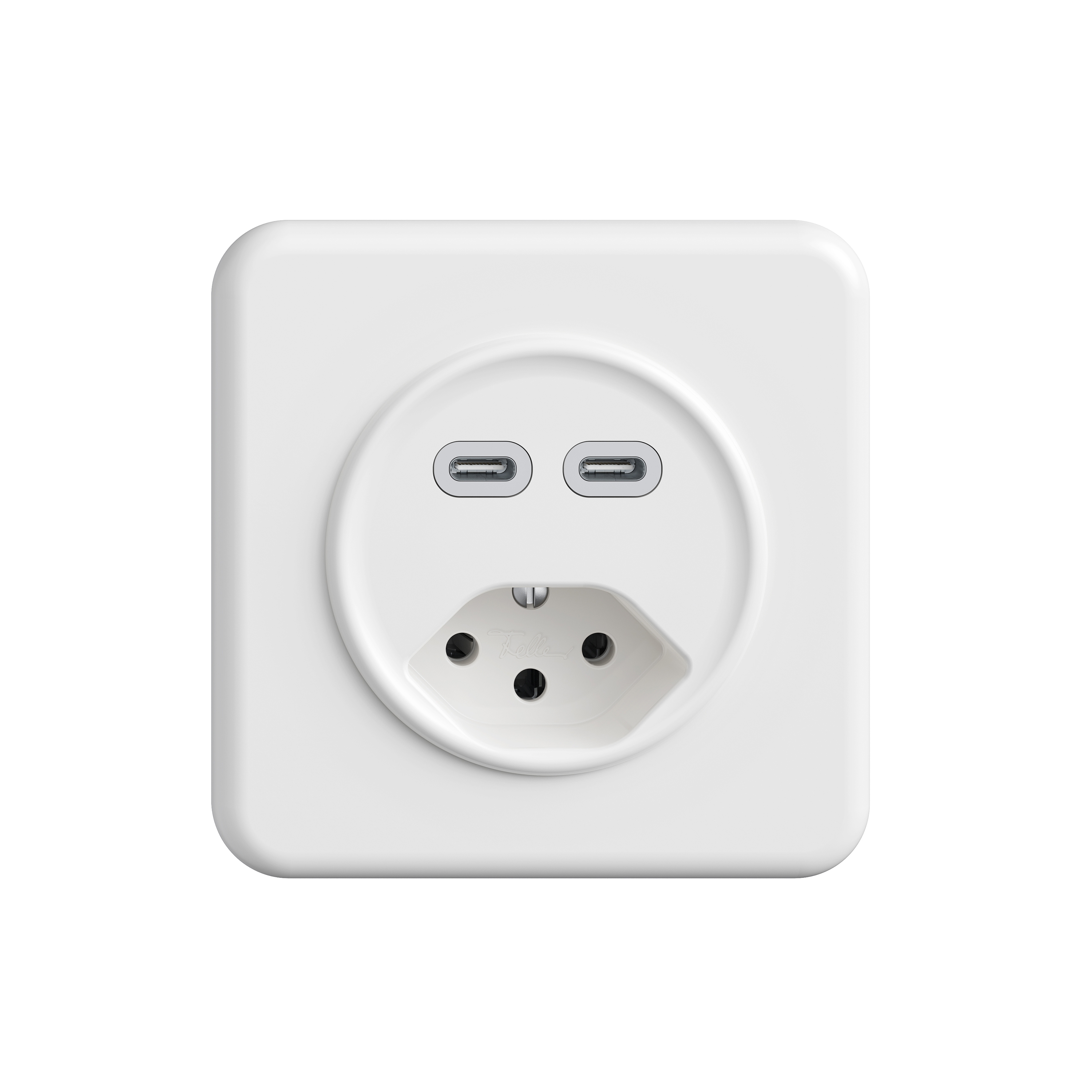 Display product USB-Sockets | STANDARDdue USB-Socket, typ 13, C&C from manufacturer Feller