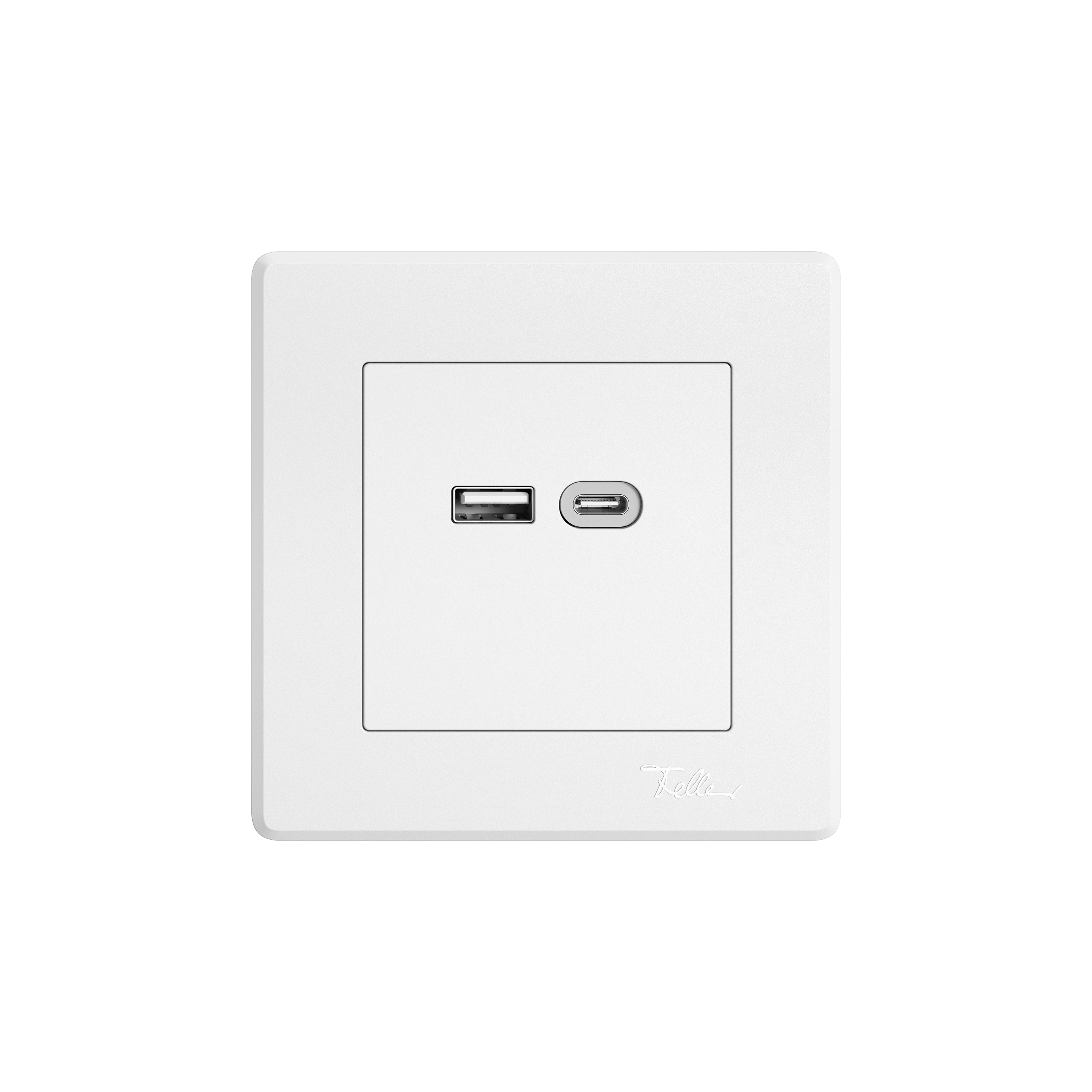 Display product USB-Sockets | EDIZIO.liv USB-Socket, A&C from manufacturer Feller