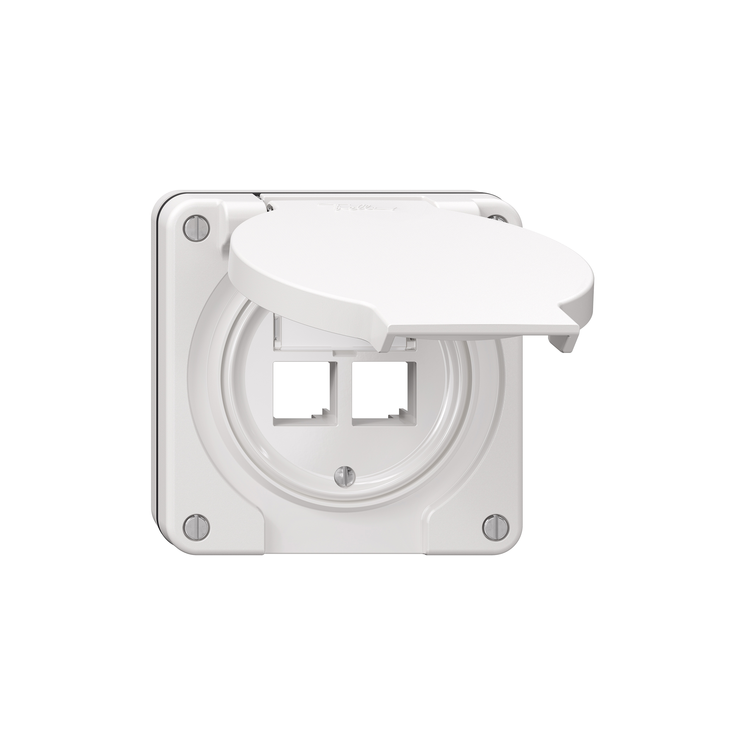 Display product NEVO EASYNET mounting set S-One white from manufacturer Feller