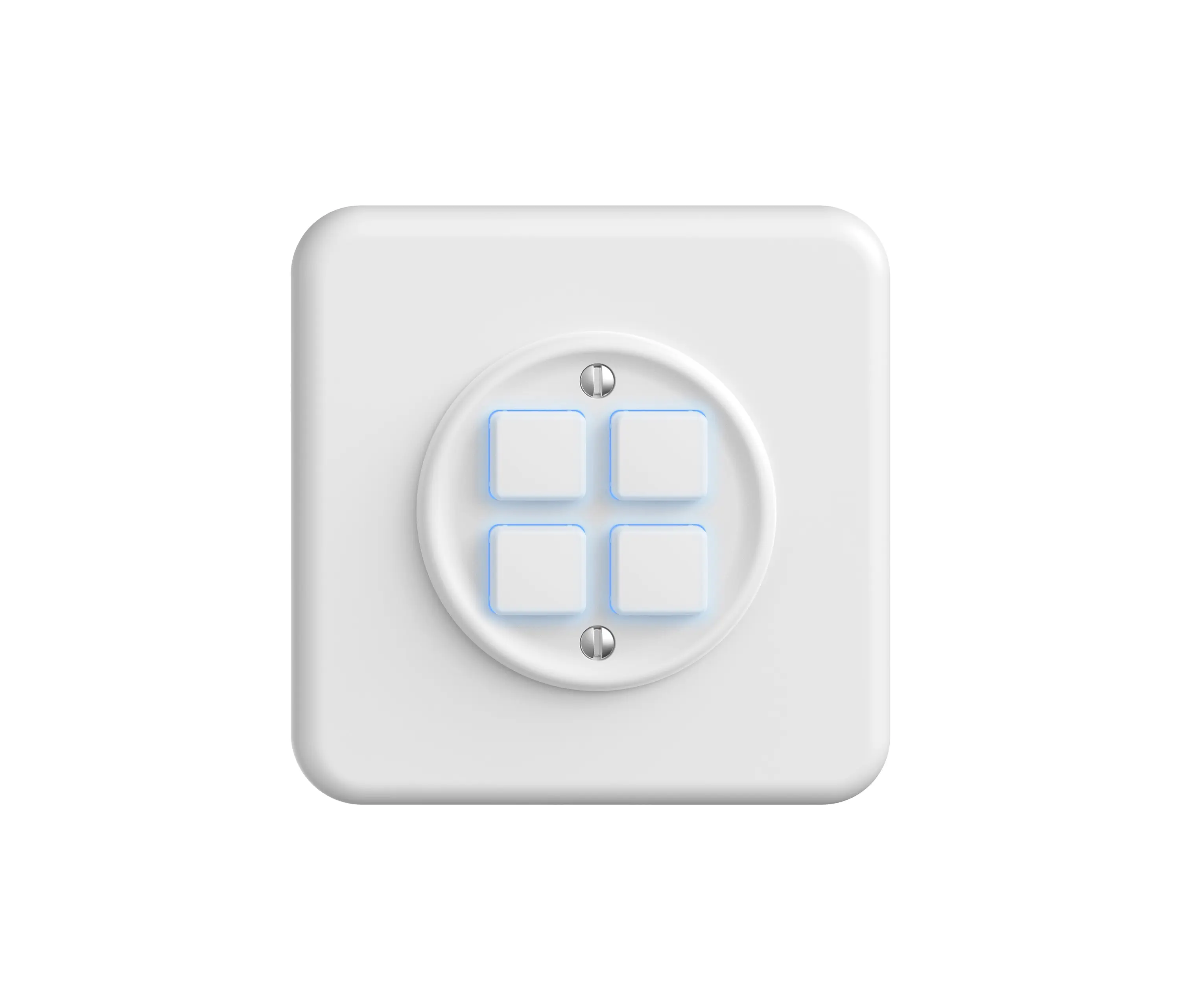 Feller - STANDARDdue poussoir KNX blanc