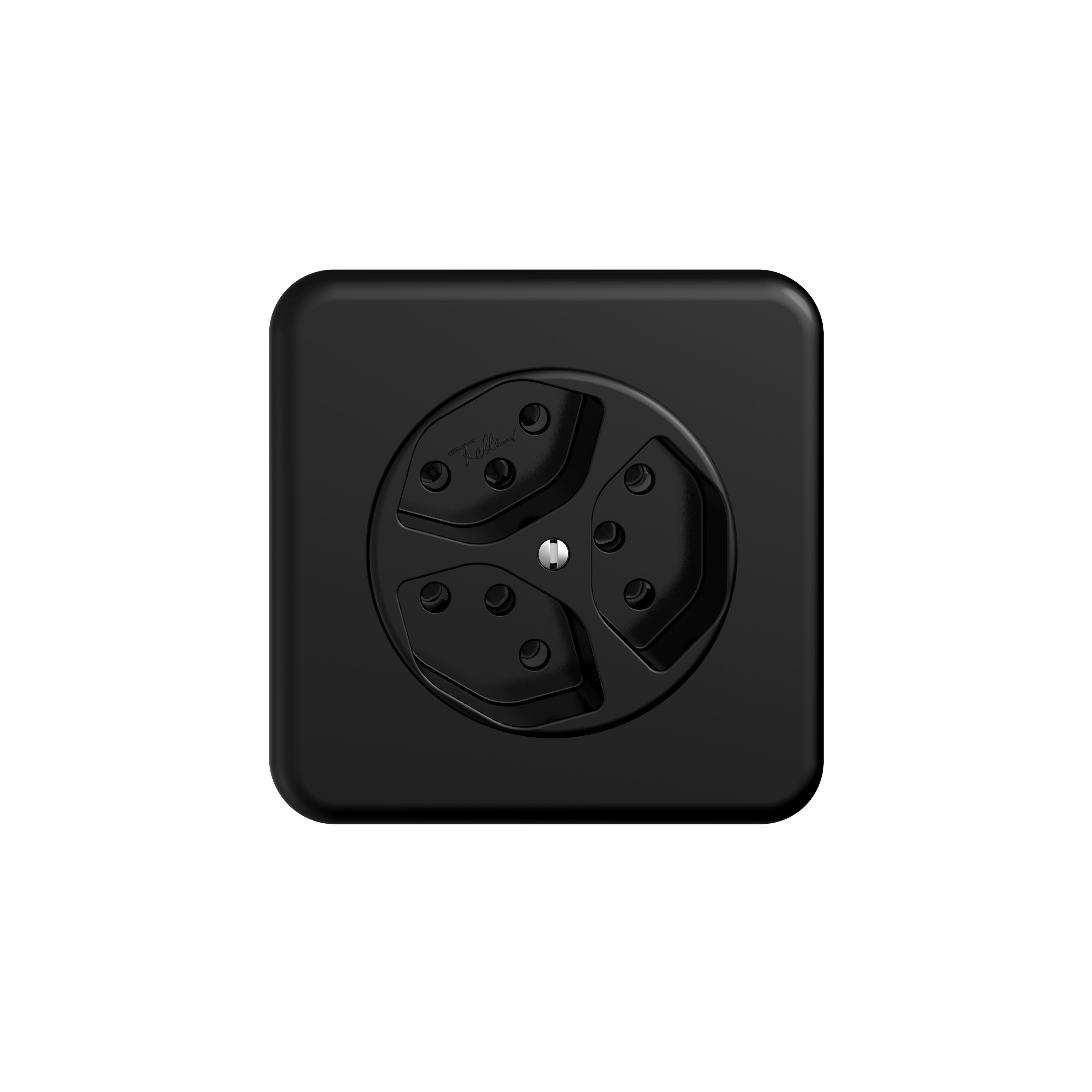 Vertoon produk STANDARDdue triple socket typ 13 black van vervaardiger Feller