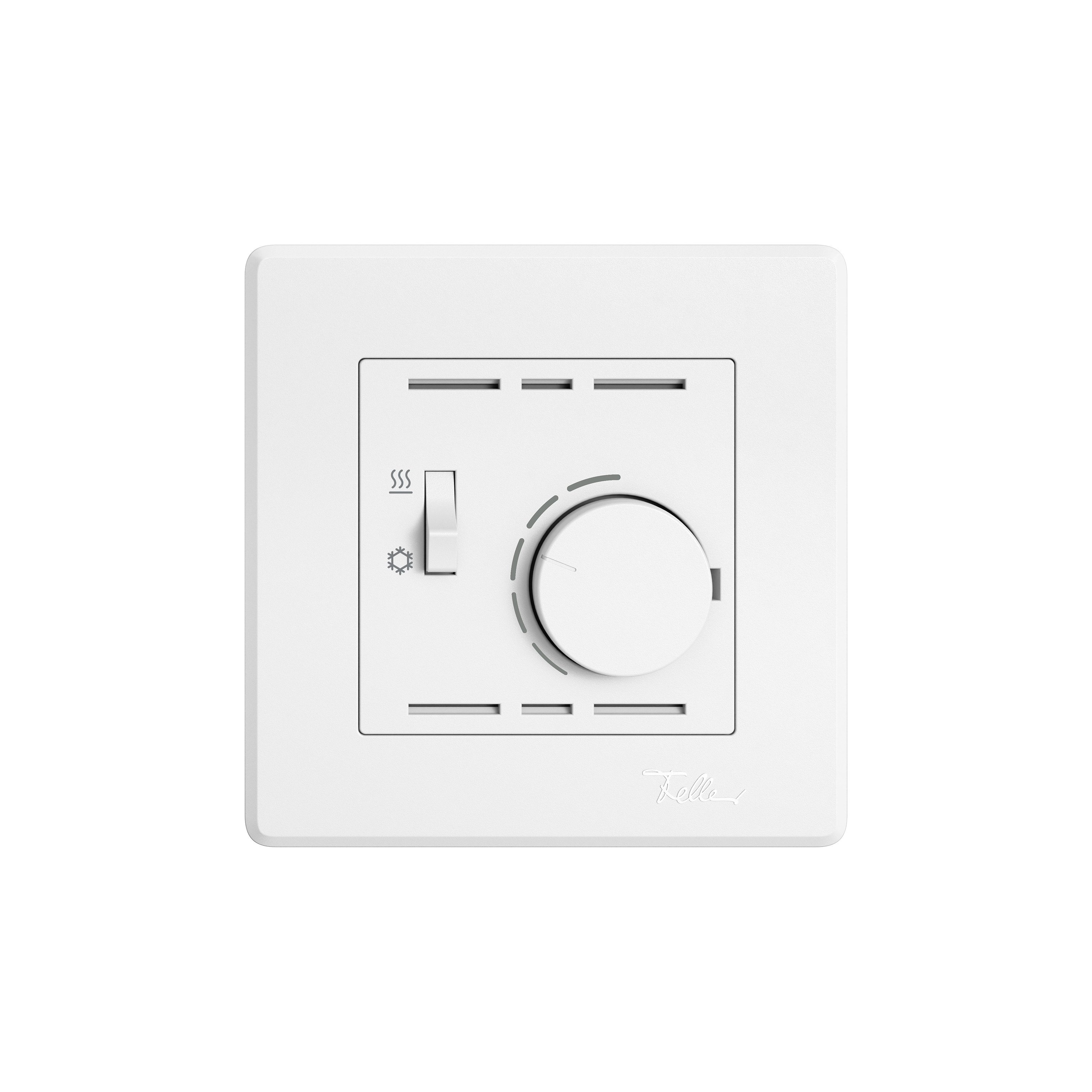 Display product Thermostats | EDIZIO.liv Thermostat with heating/cooling switch from manufacturer Feller