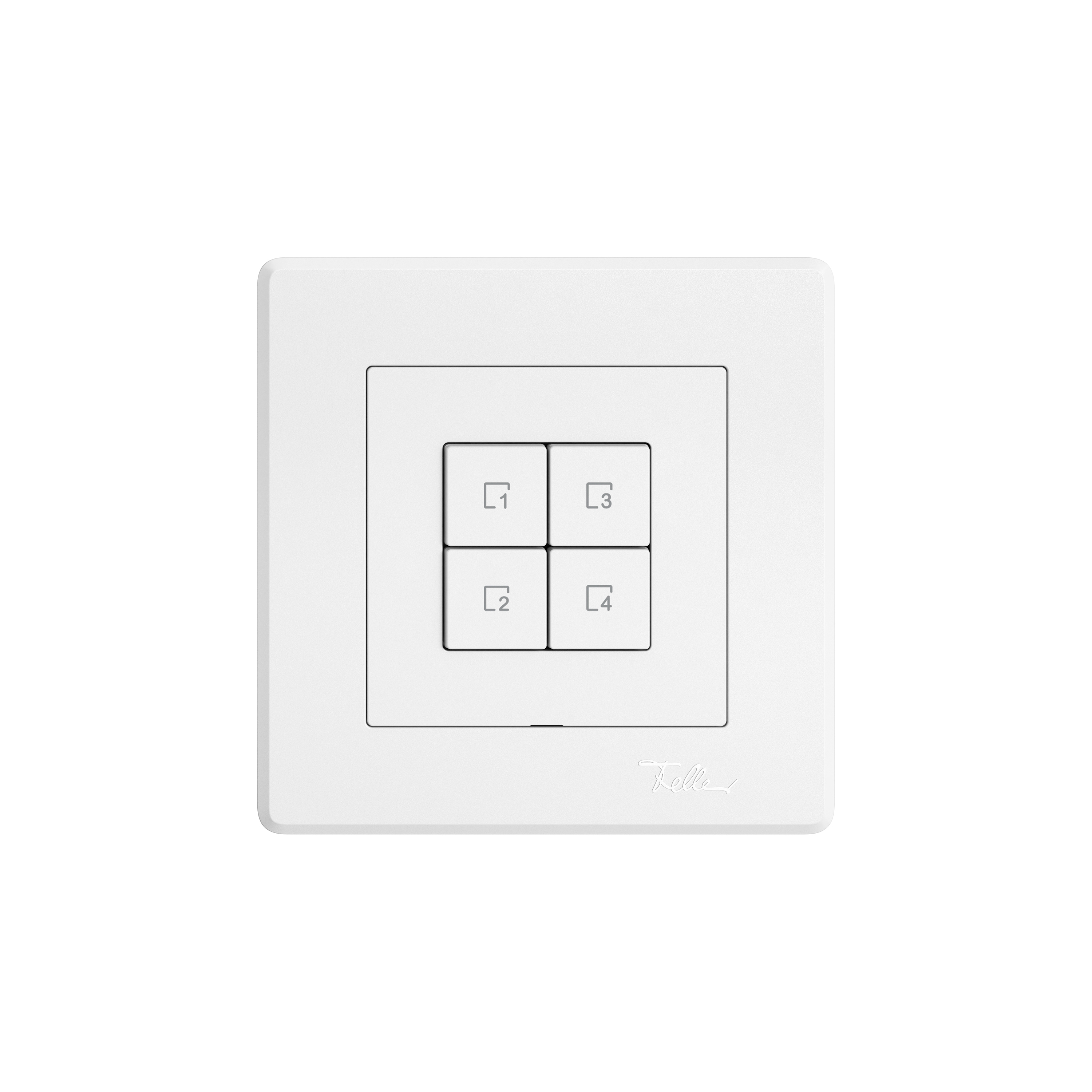 Display product Wiser | EDIZIO.liv Scene button 4 scenes from manufacturer Feller