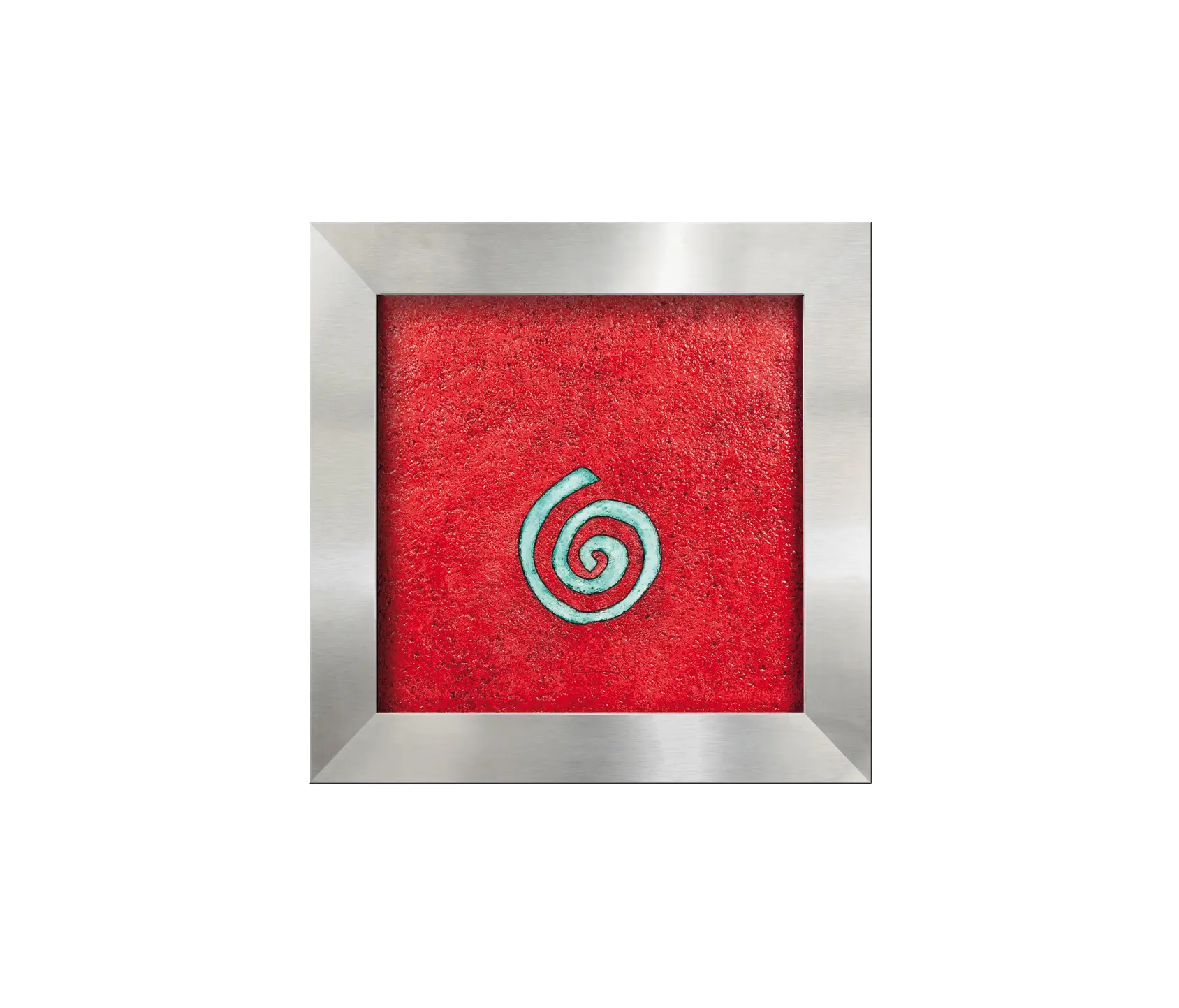 art aqua - Wasserbild Edelstahl Spiral