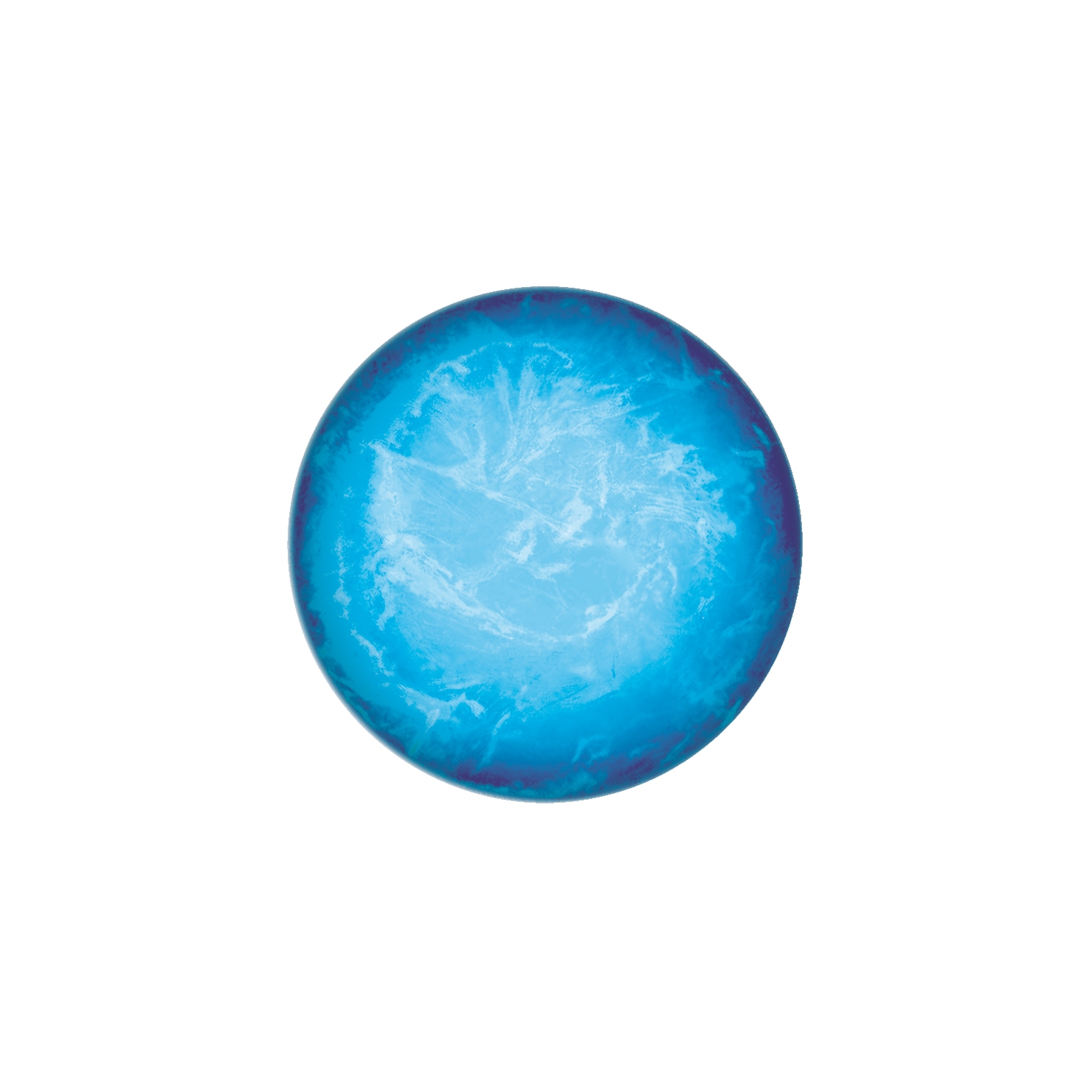 Display product Lichtobjekt Rund Blau from manufacturer art aqua