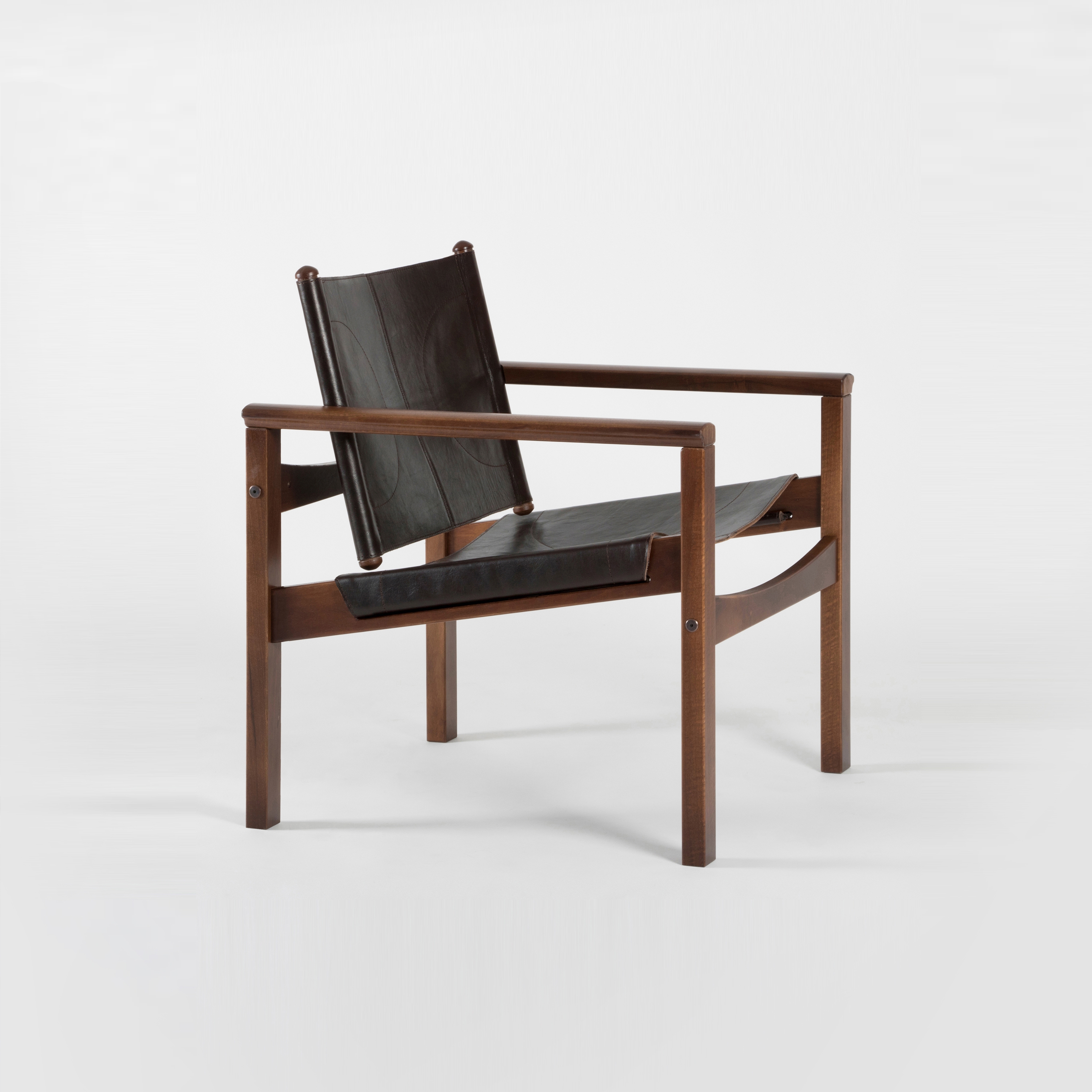 PegLev Armchair - Walnut/Macassar