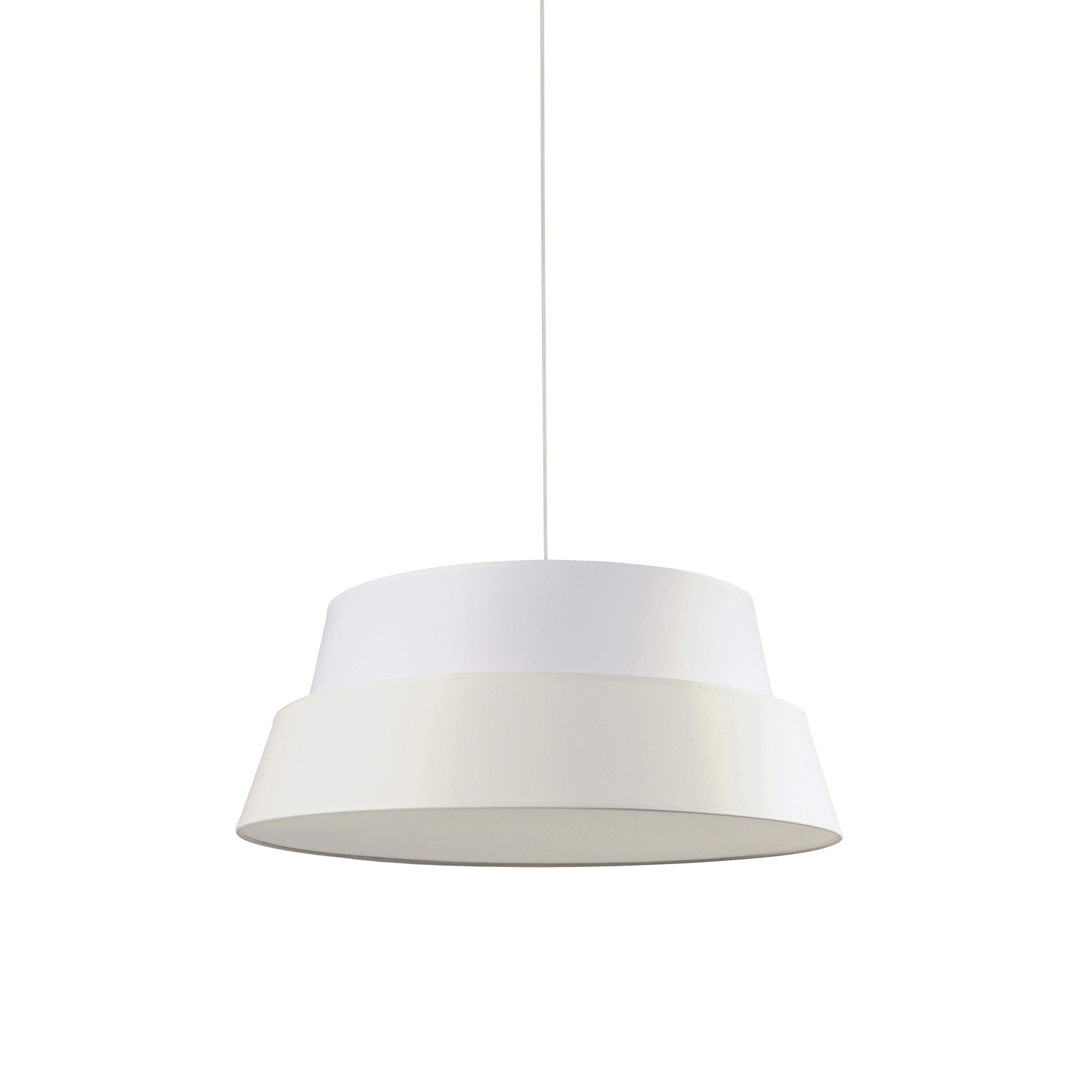 Photo Lampshade - White/Ecru